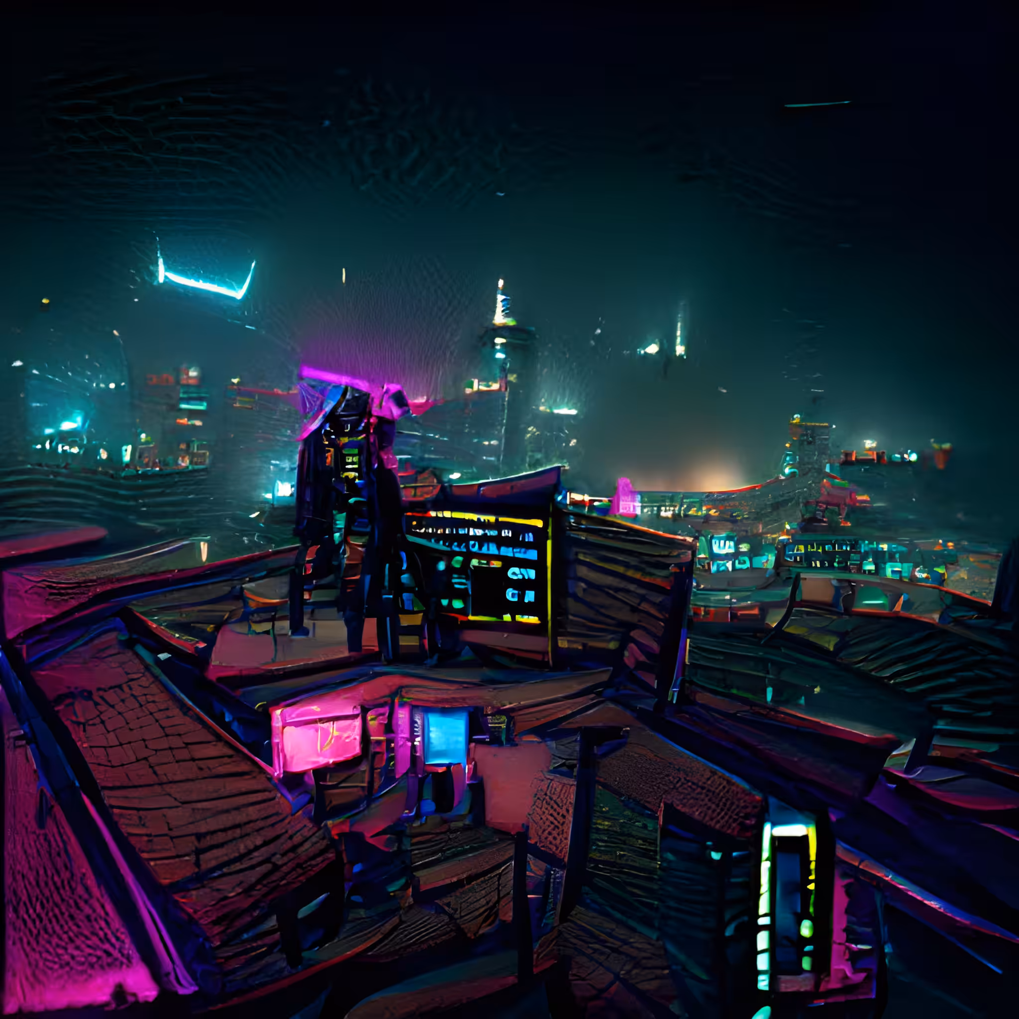 Cyberpunk Cityscape #02