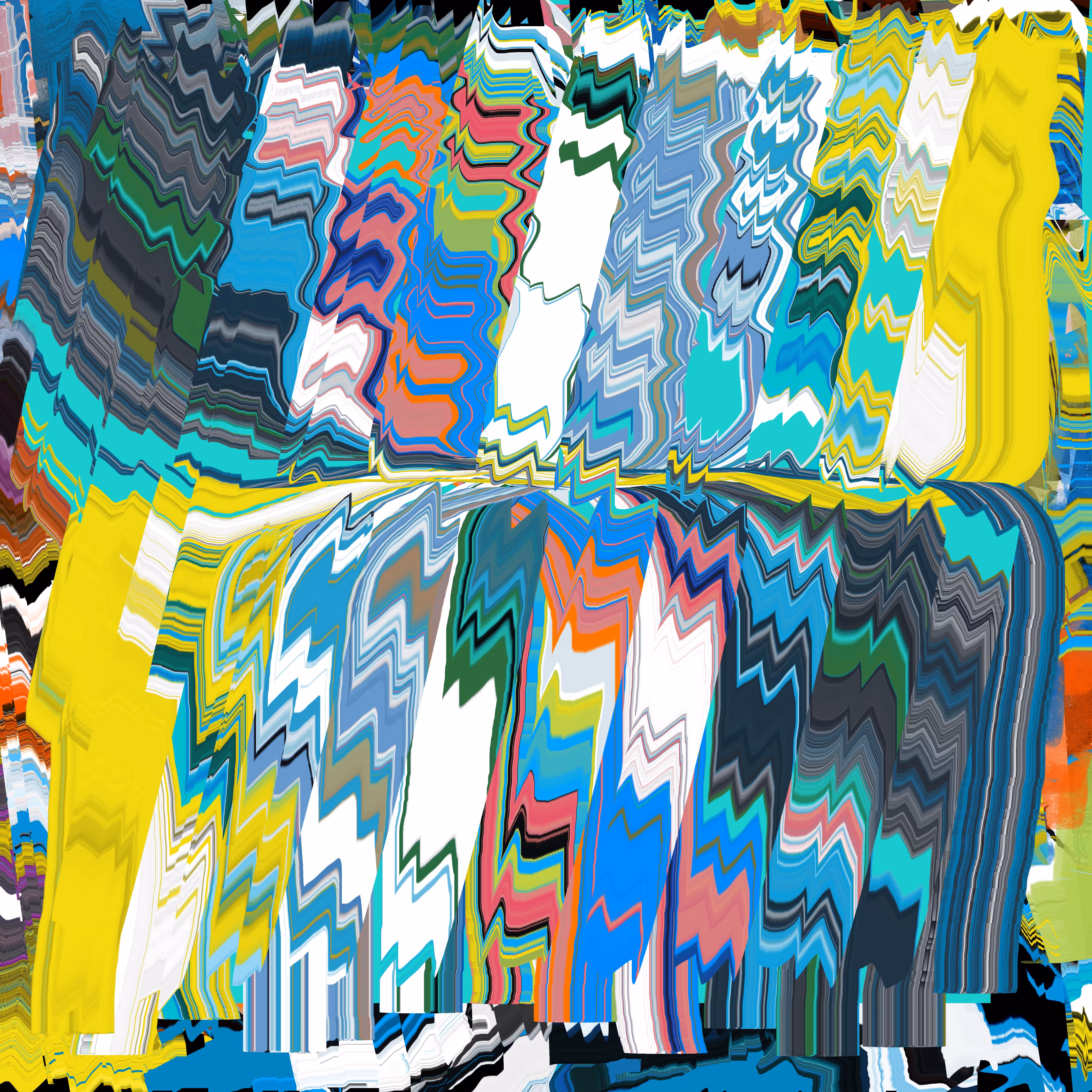 diagonal interference patterns and waves