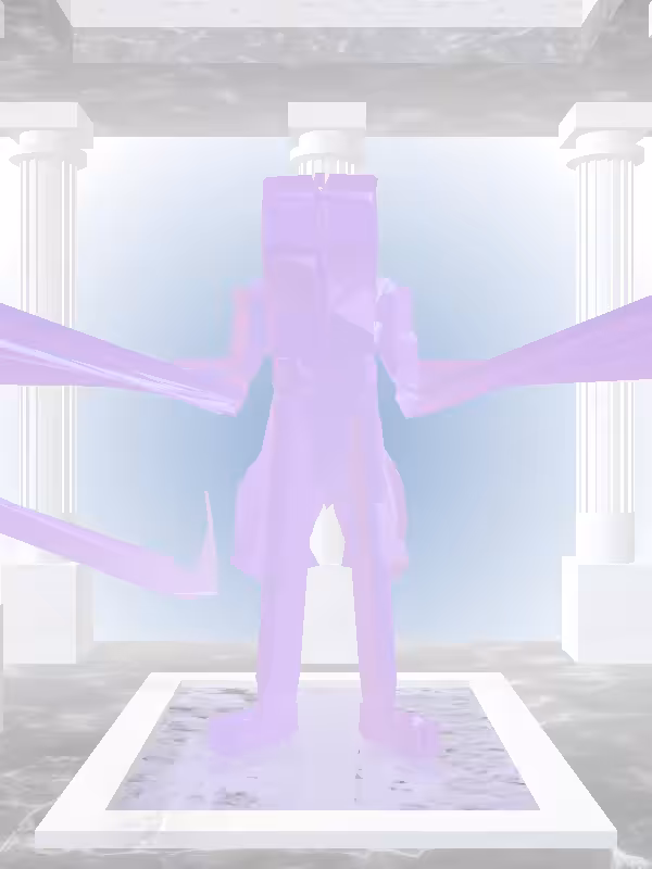 HeavenComputer: The Fragmented Old Bright Purple Woman #5730