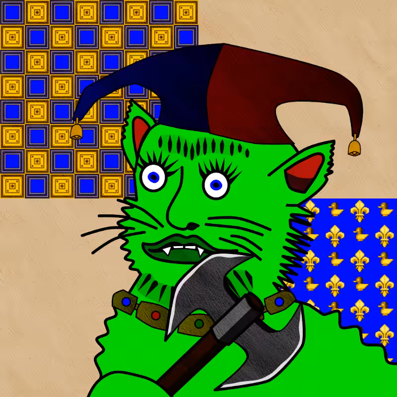 Famous Medieval Cat #17