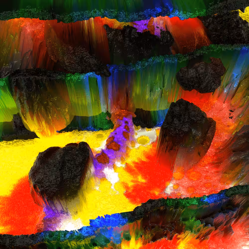 Abstractavaganza 44 "Lucy's Lucid Lava"
