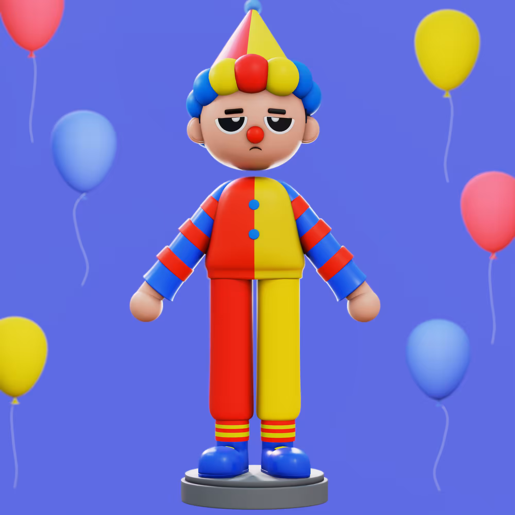Clowned