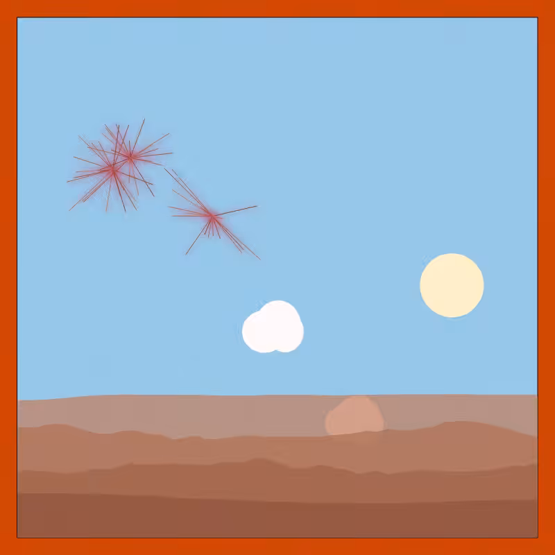 Seas of hills #11