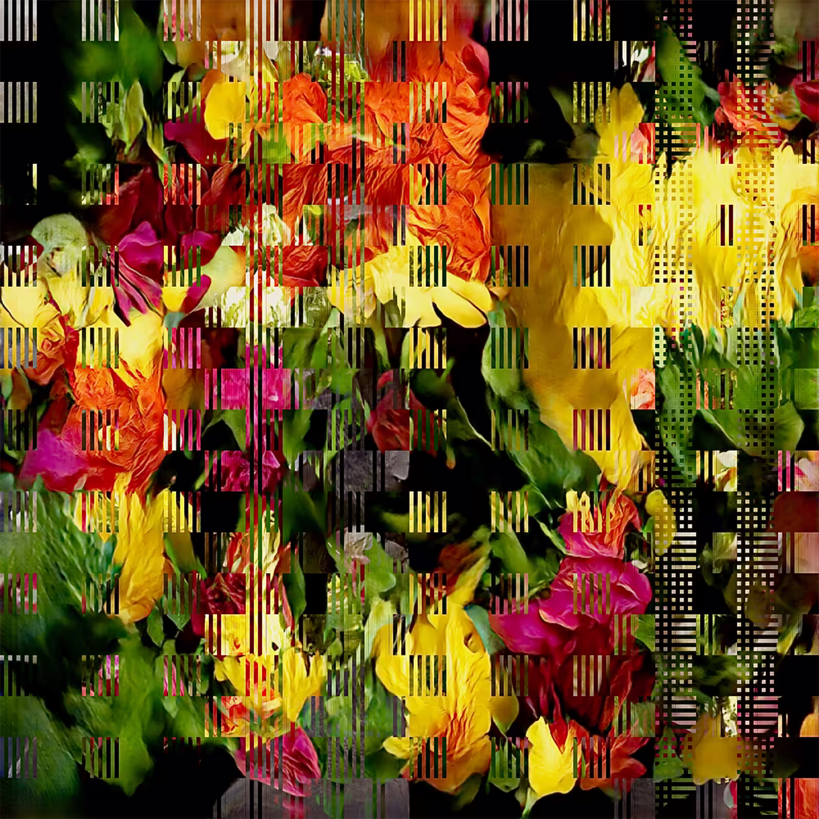 An Ode to Supermarket Flowers, part of p5.js GANfusion PRJKT