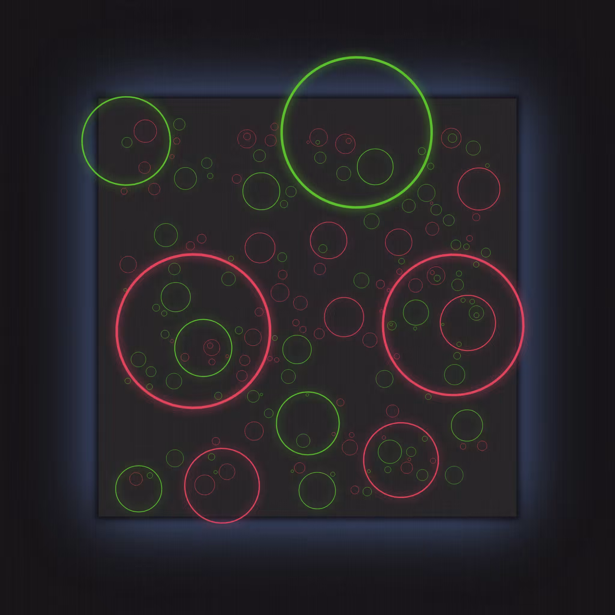 Nevercolliding Circles #58