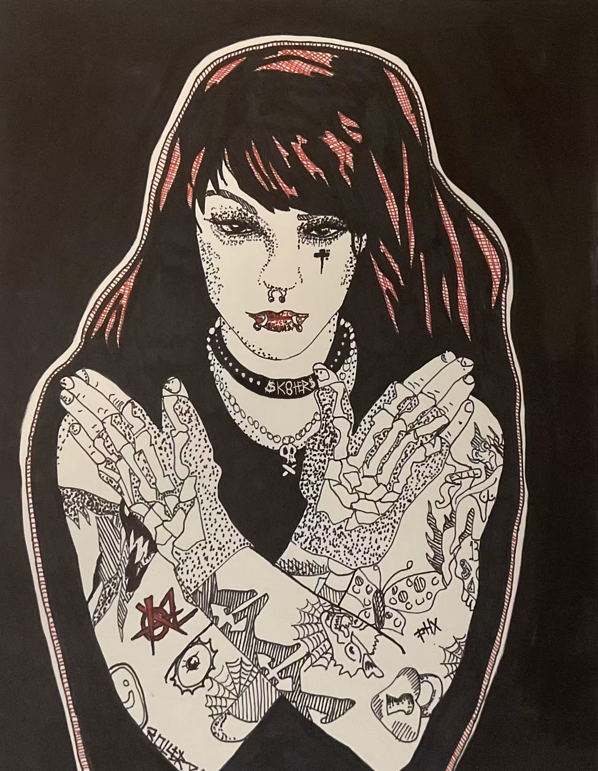 Ink #2 Roller Girl