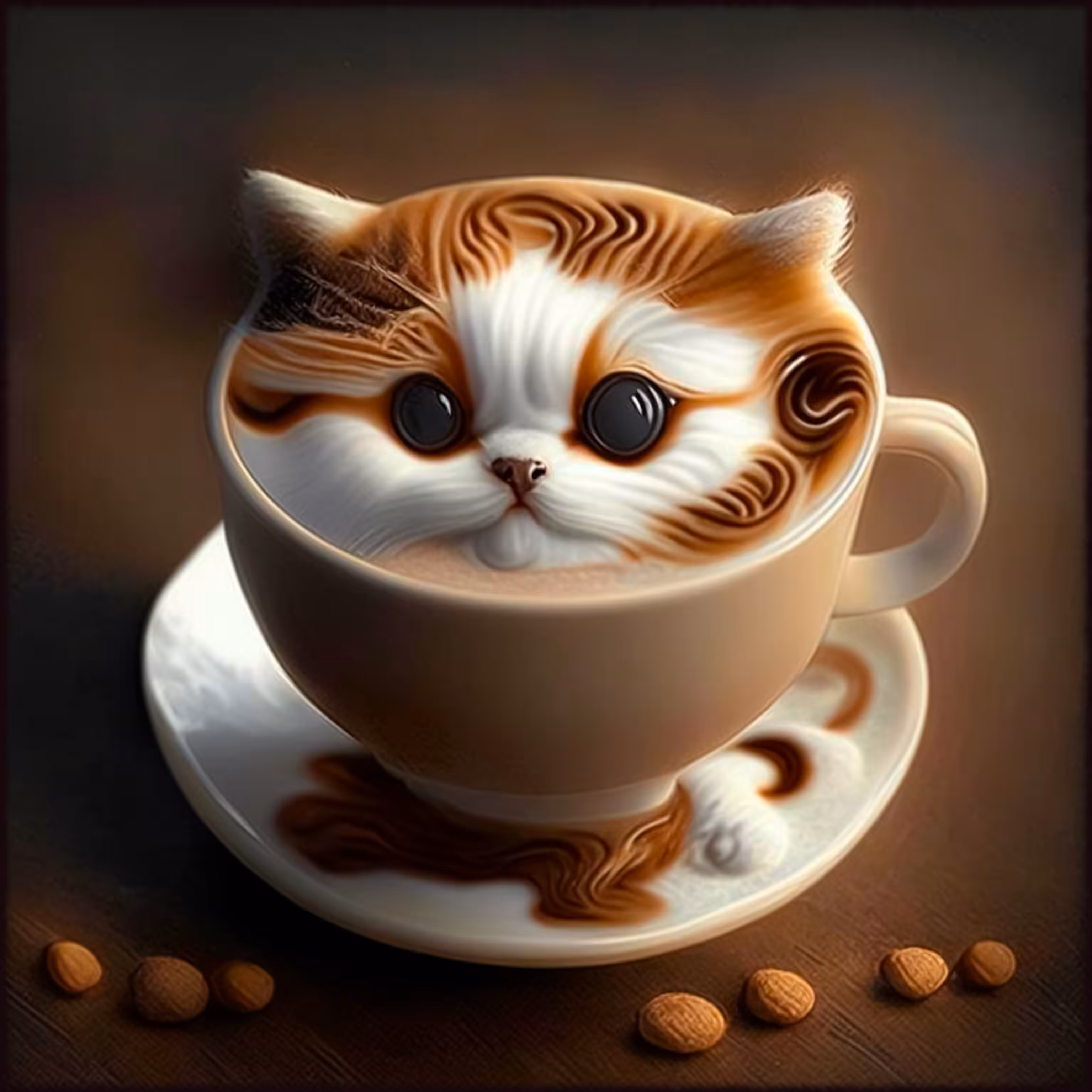 Cappuccino Cat