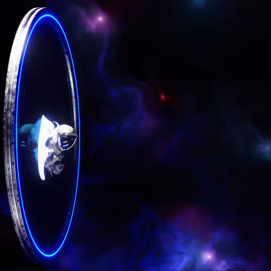Looped spaceman. Left