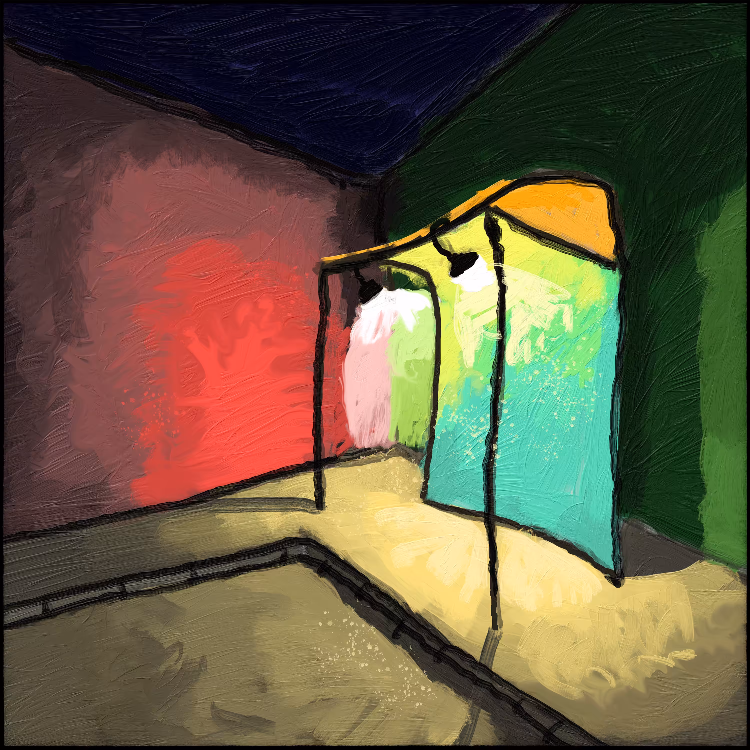 Bus Stop at 4 AM