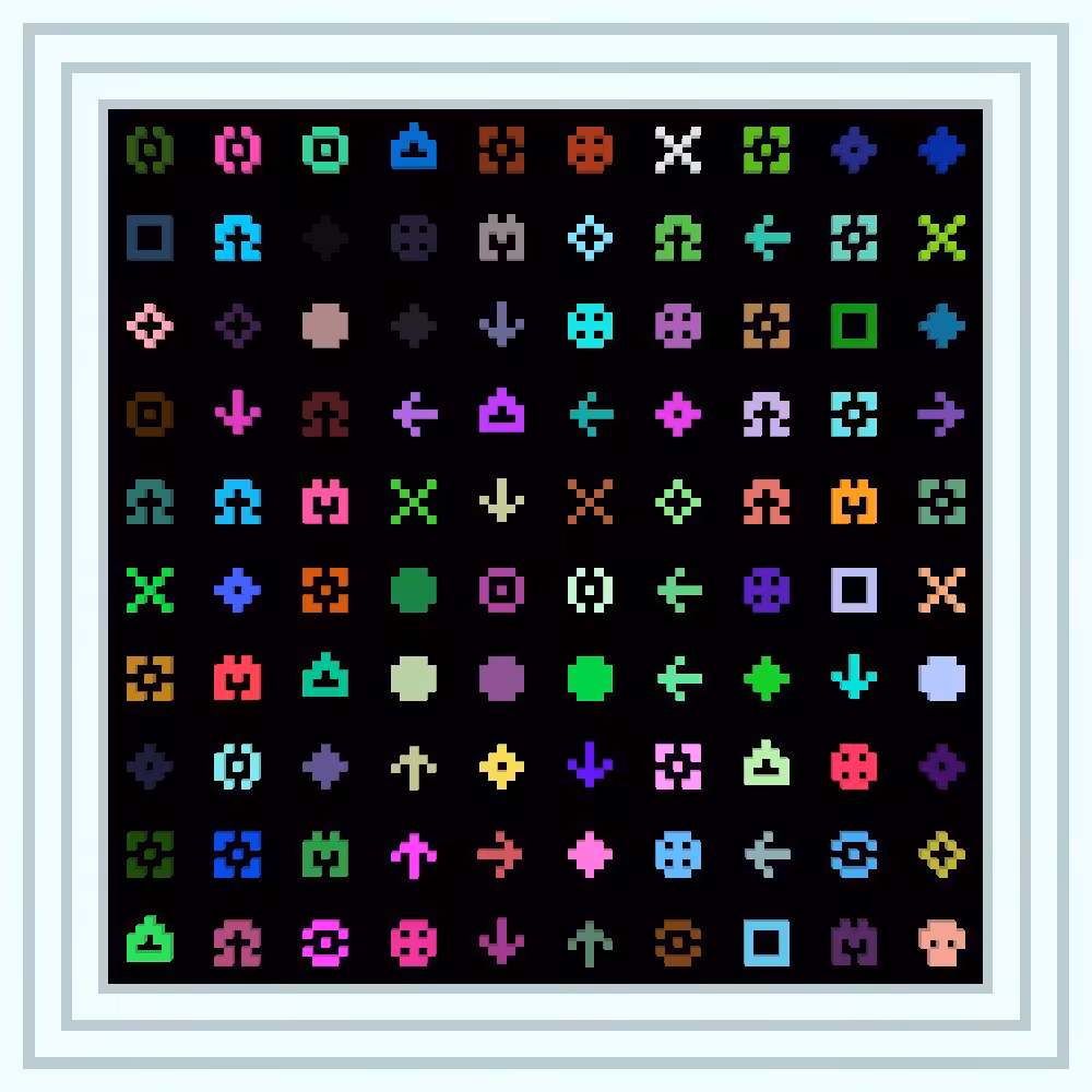 monkey loveswinky :: Procedural Symbols #150/1000