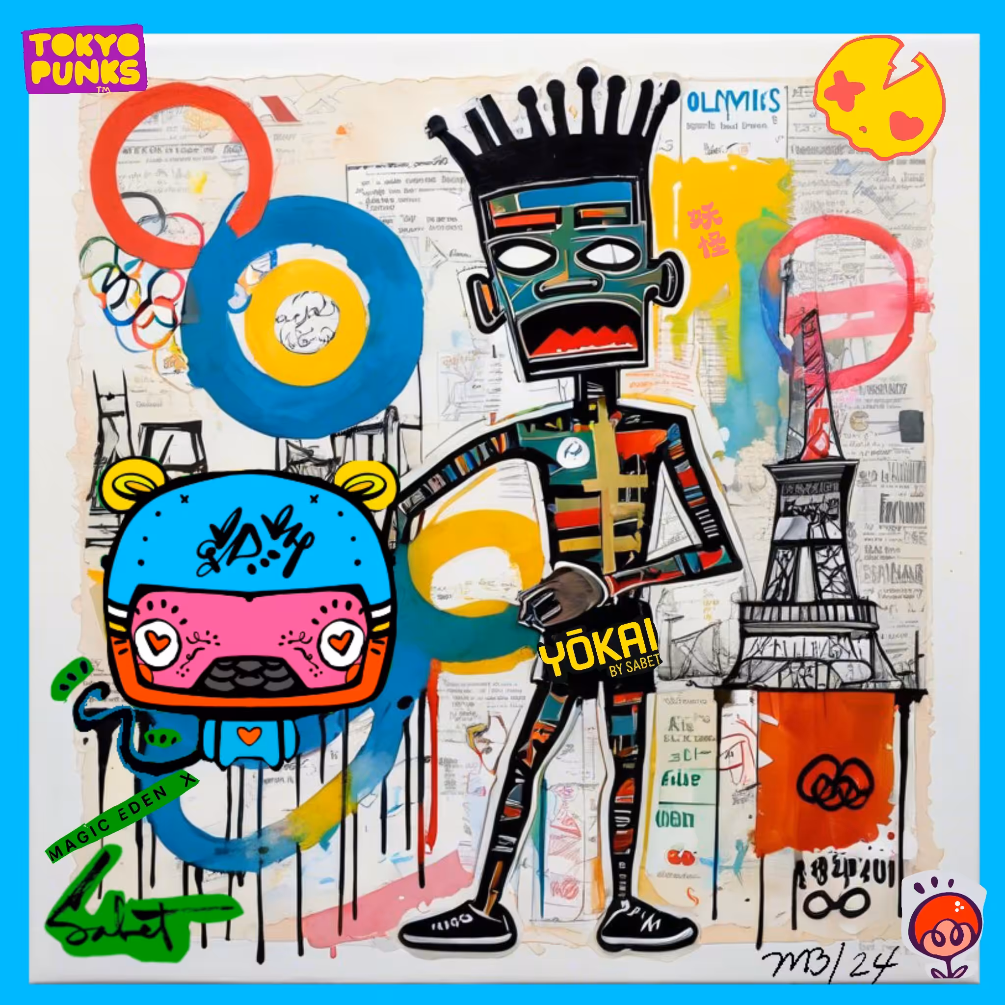 Graffiti ×Tokyo Punks YŌKAI by SABET”