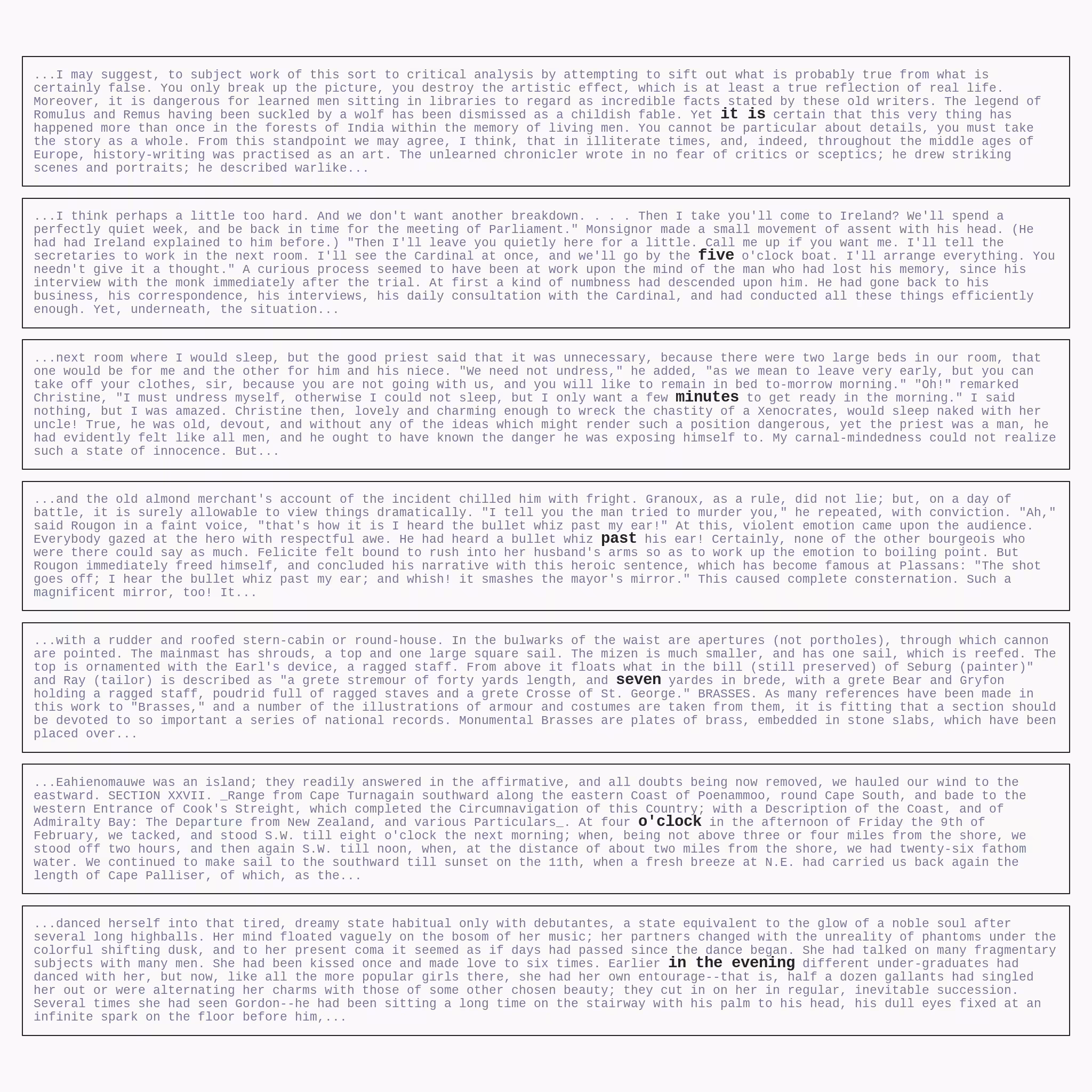 A Clock #198