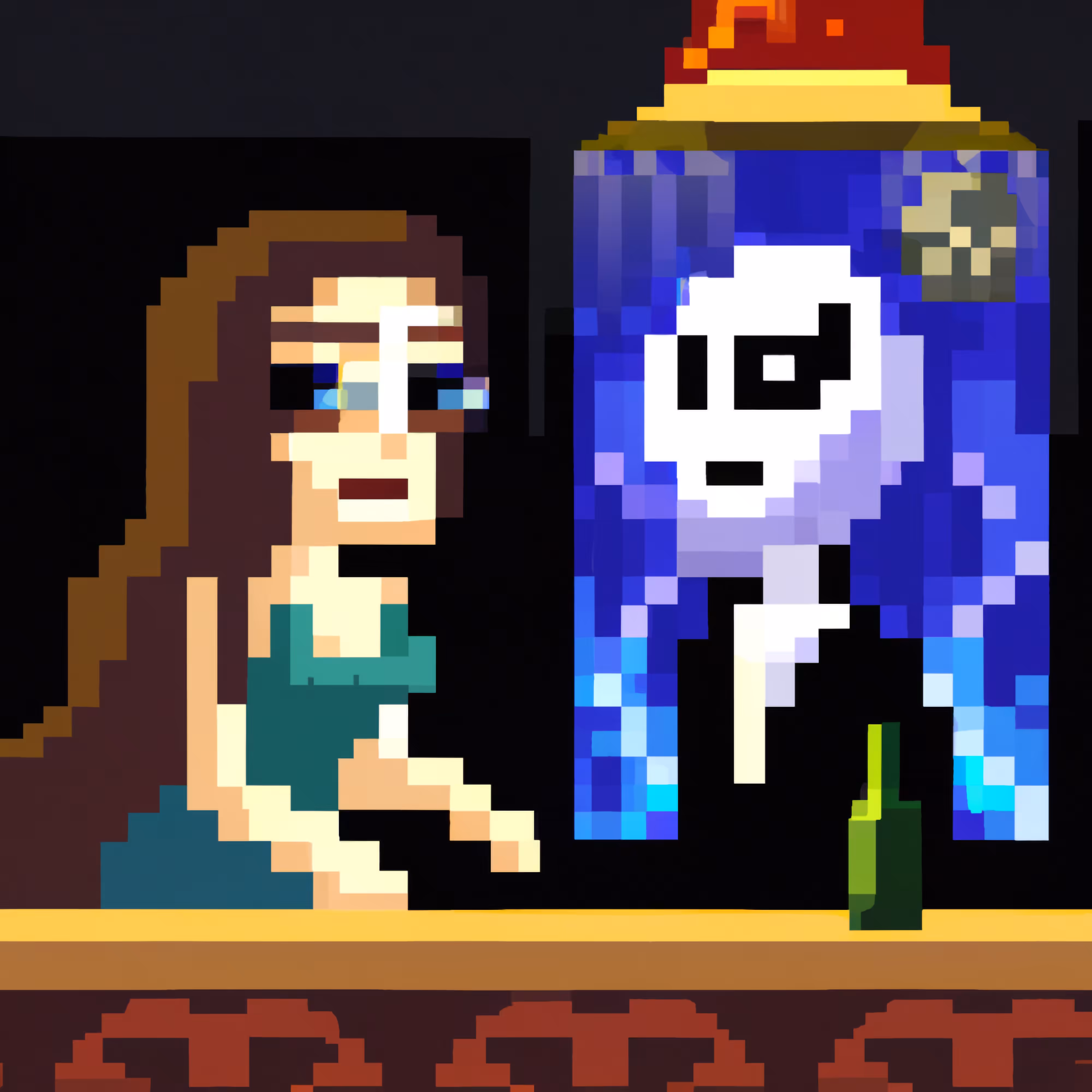 Mona Lisa Meets an Alien in a Bar #21: How Do I Know You're Not Count Dracula?