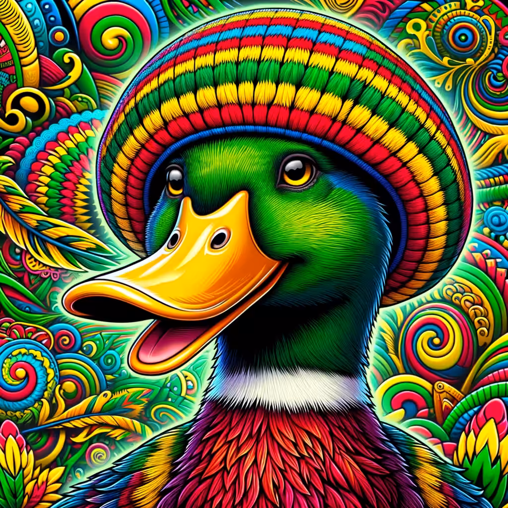 Rasta Duck