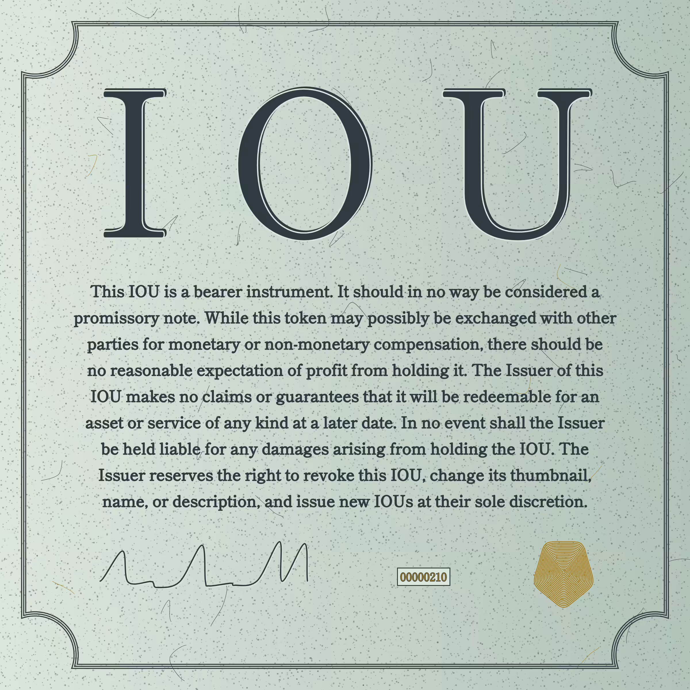 IOU #210