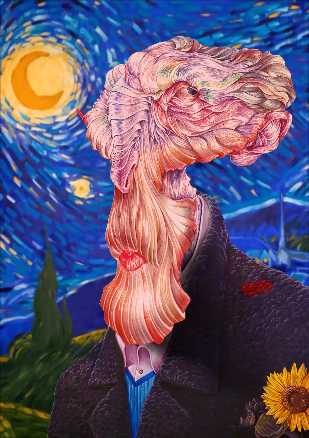 Van Gogh is bleeding!