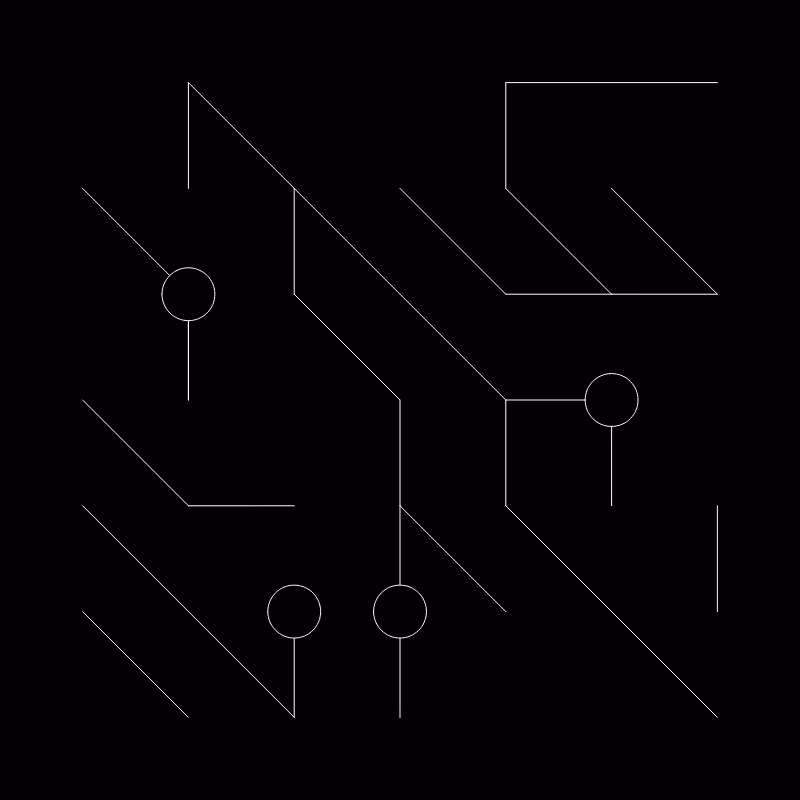 Generative Blueprint : Printed Circuit #4