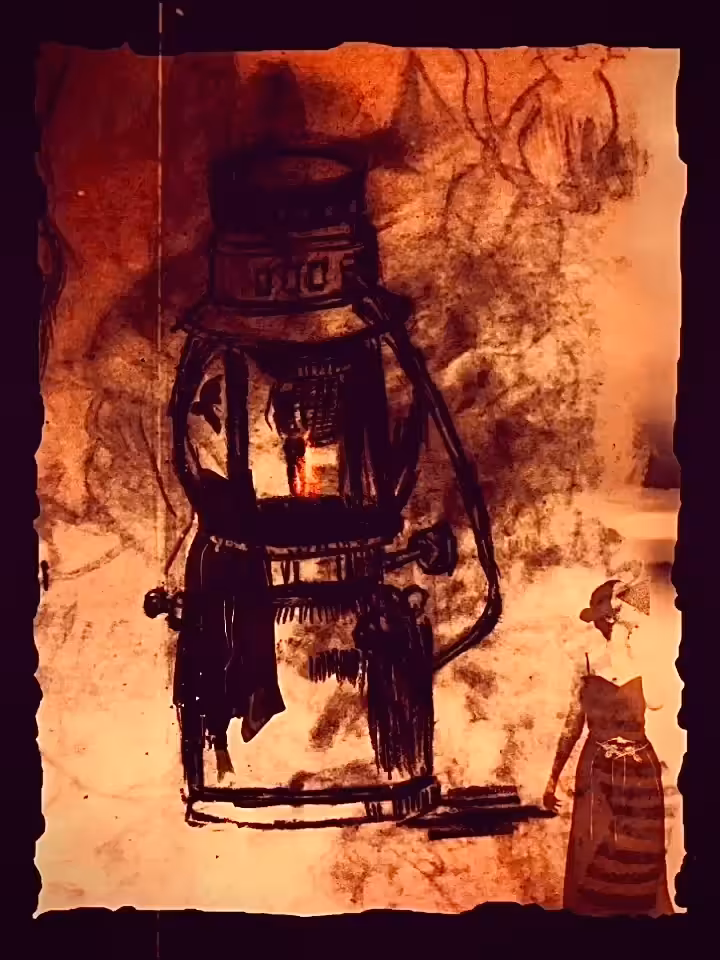 She lives in a lantern