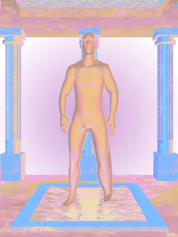 HeavenComputer: The Indifferent Chatoyant Amazonite Man #1926