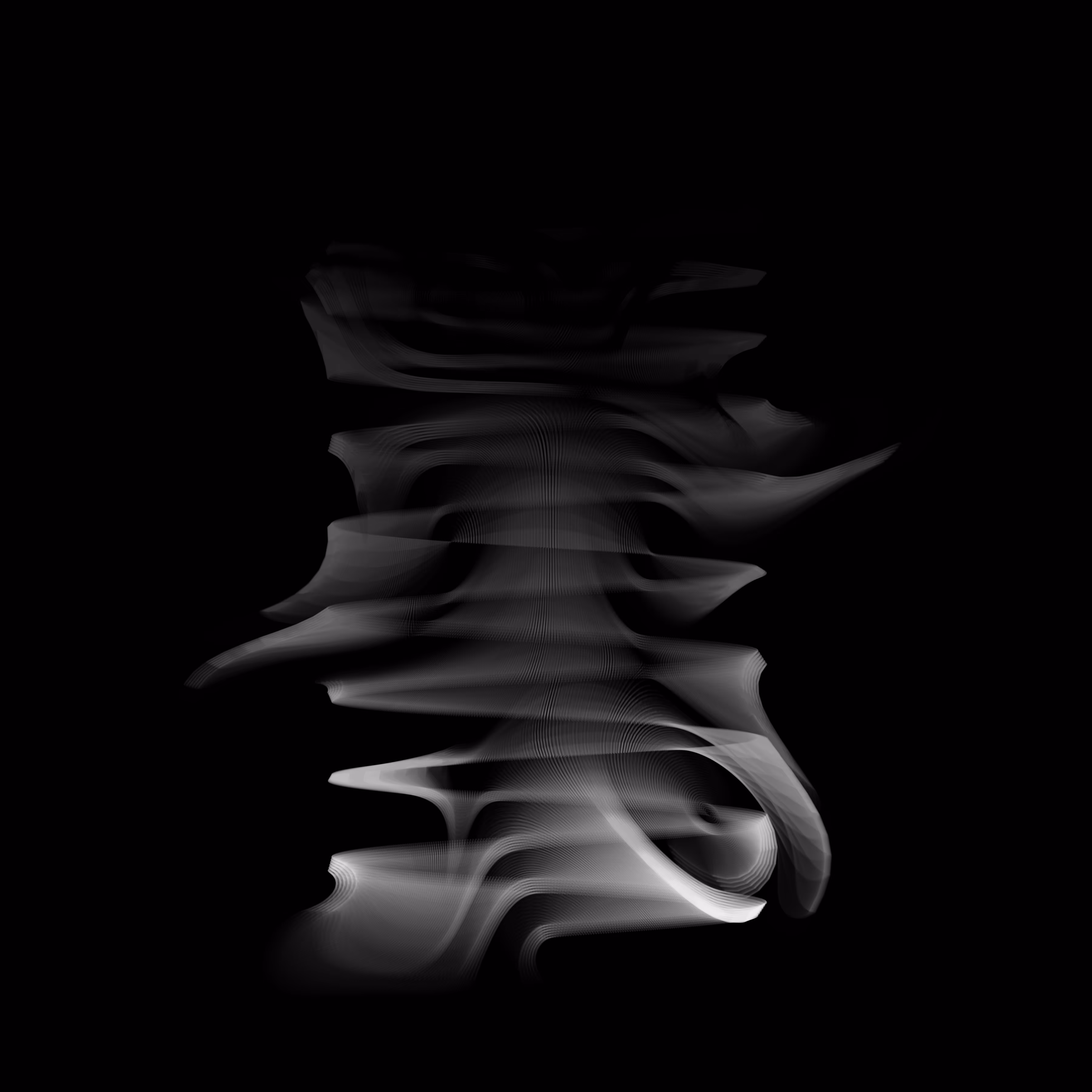 Smoky Spiral B&W #2