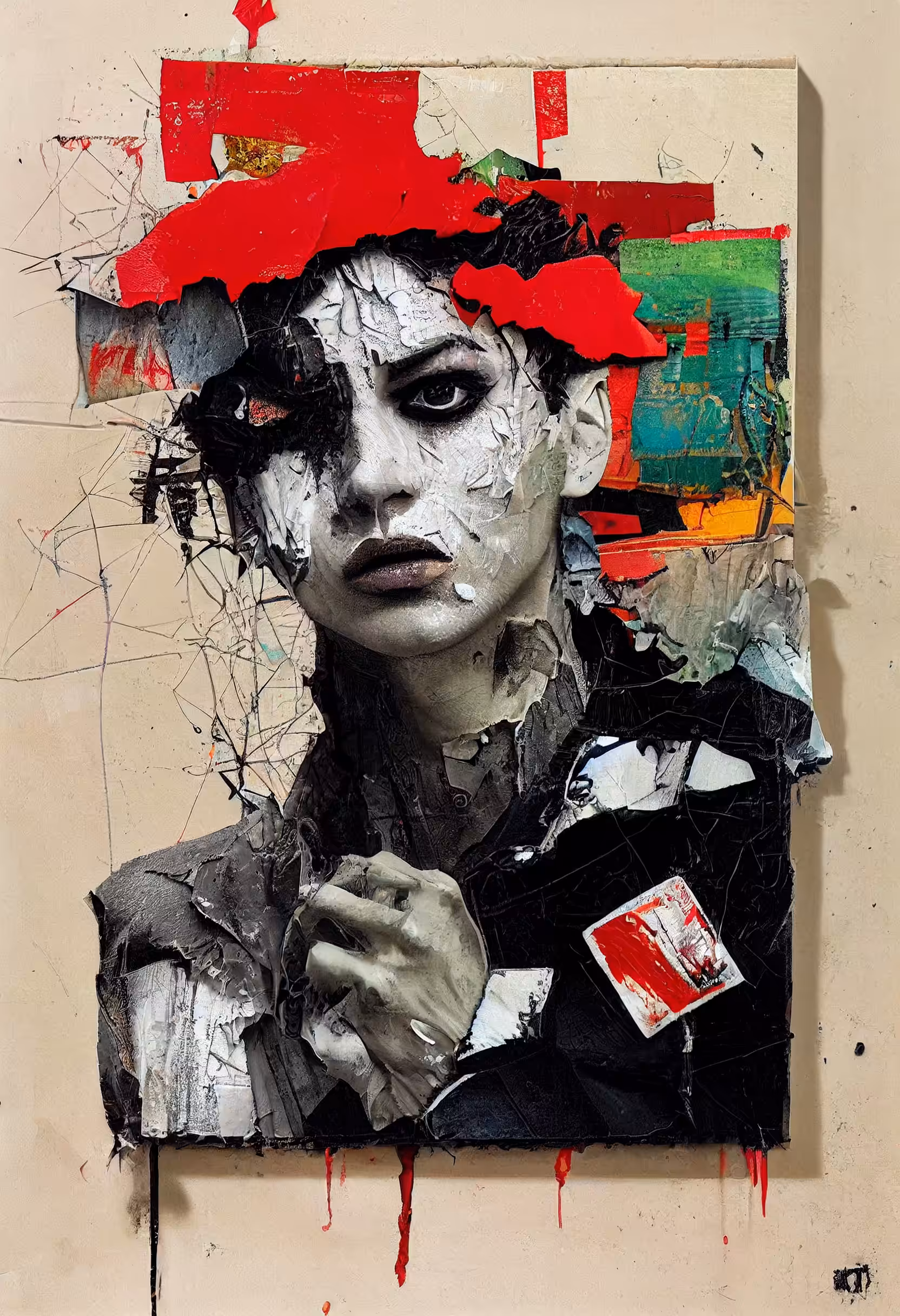 Fury on canvas