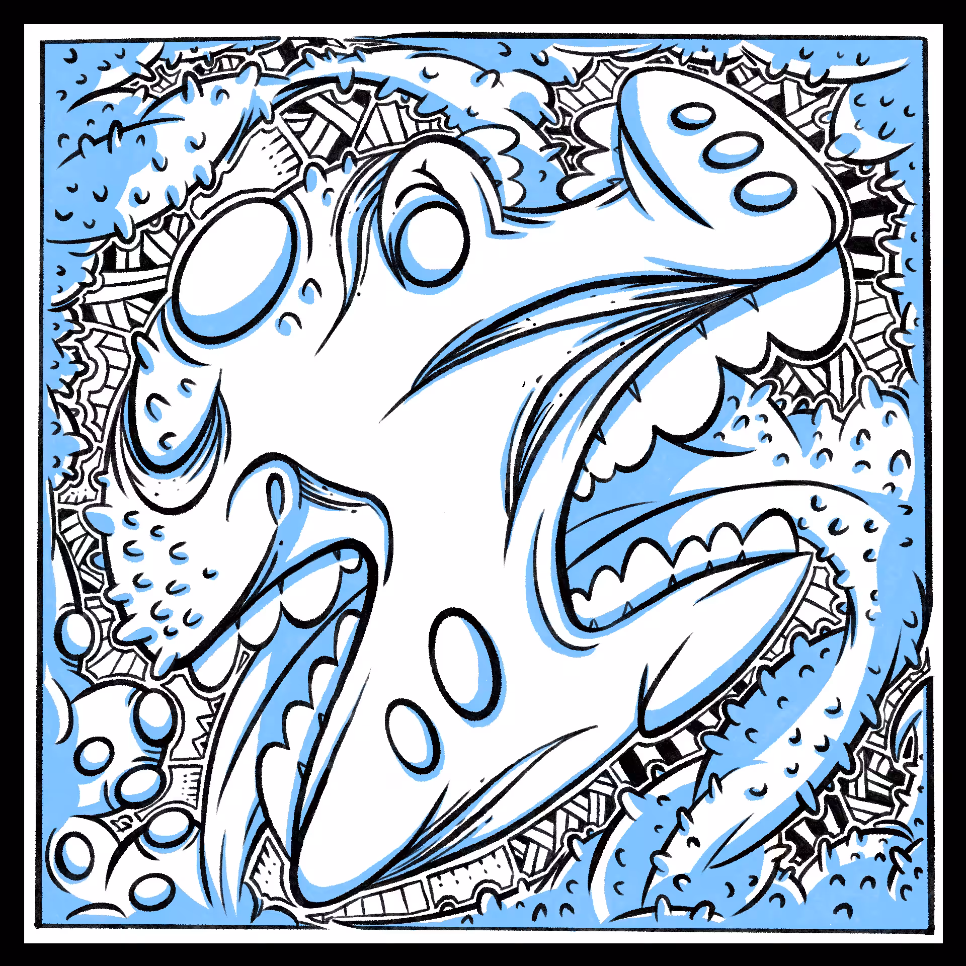 Creature 054 Lineart