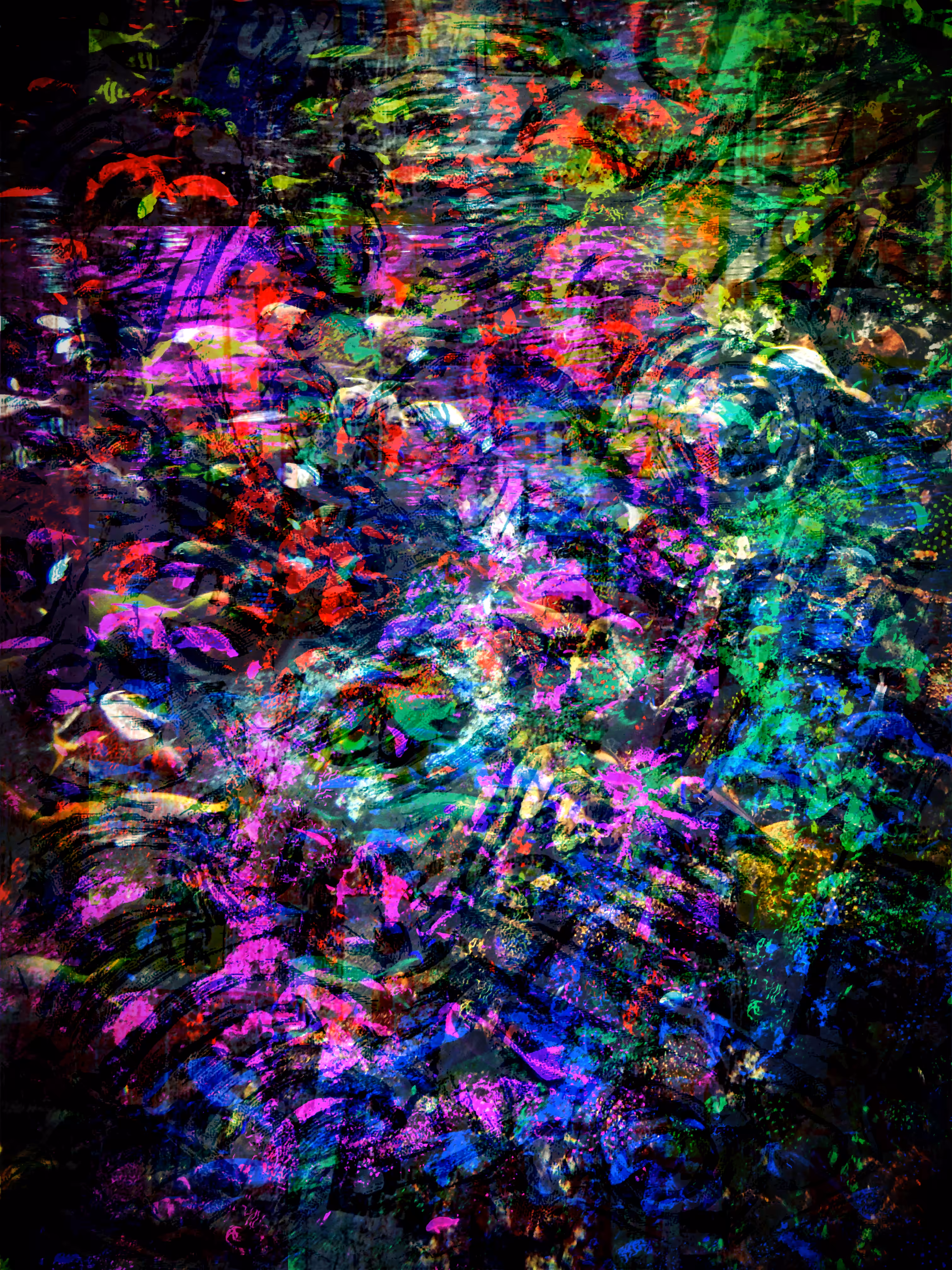 The bottom of the sea 