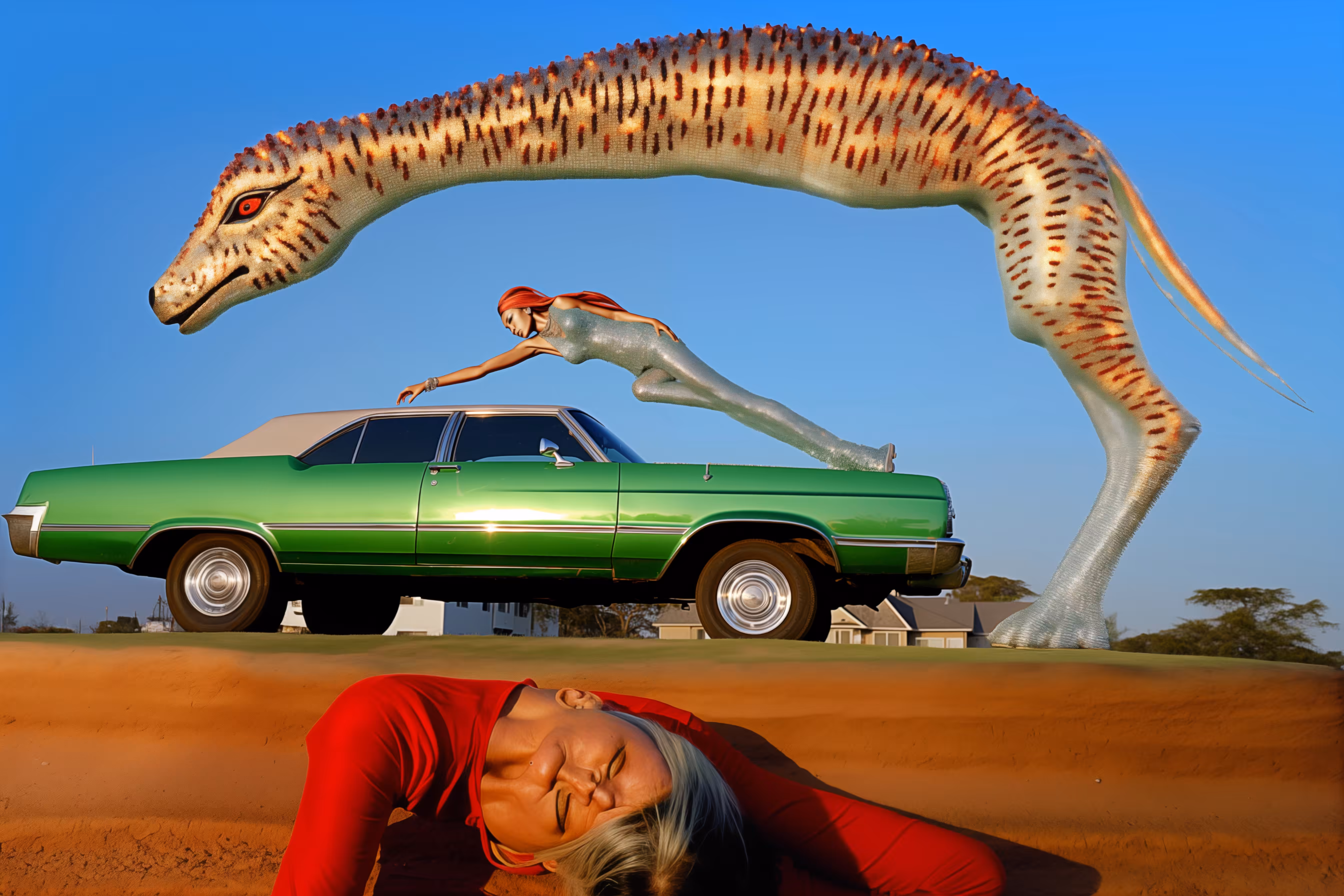 Family Car Tableau