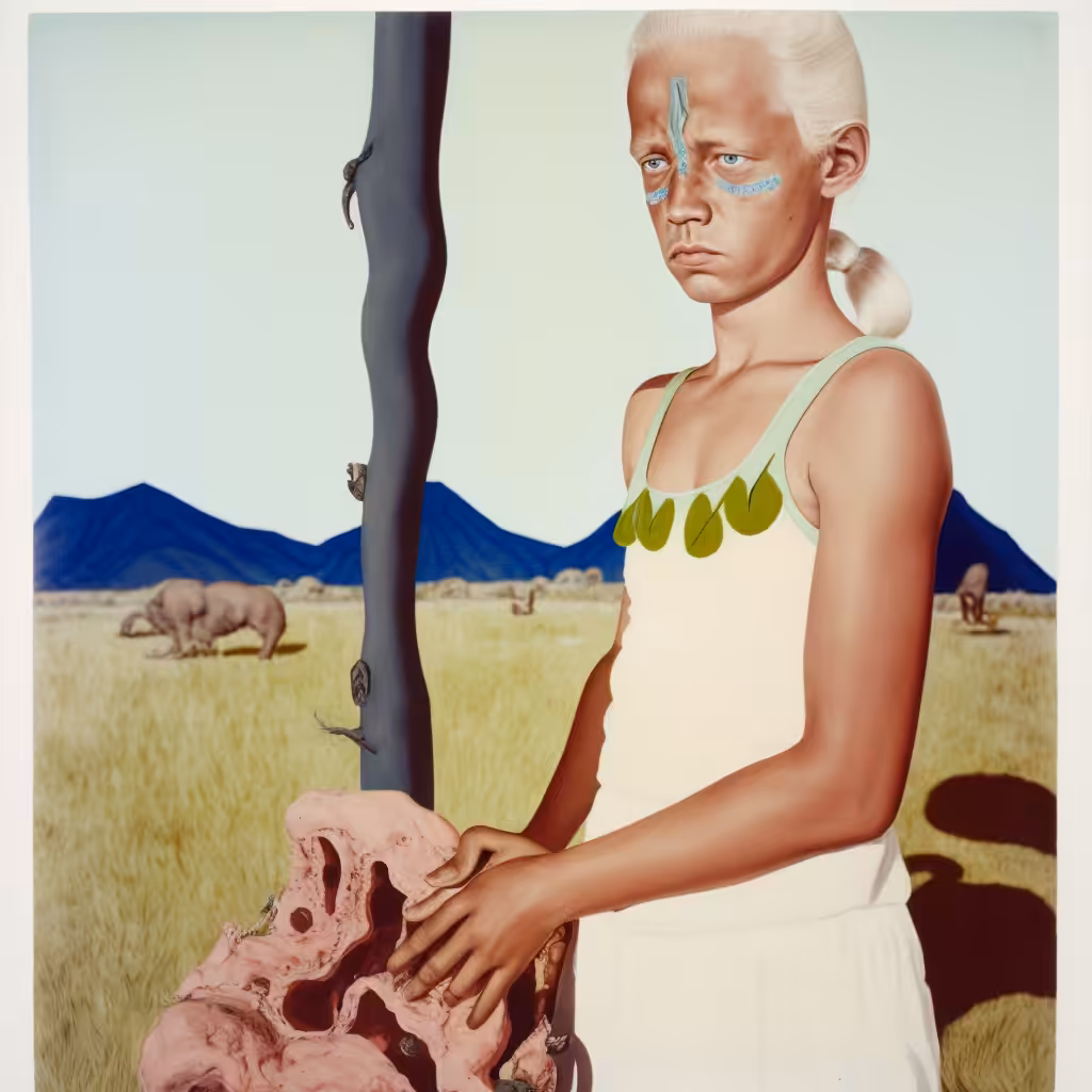 INDIGO MOUNTAIN HIPPO GIRL