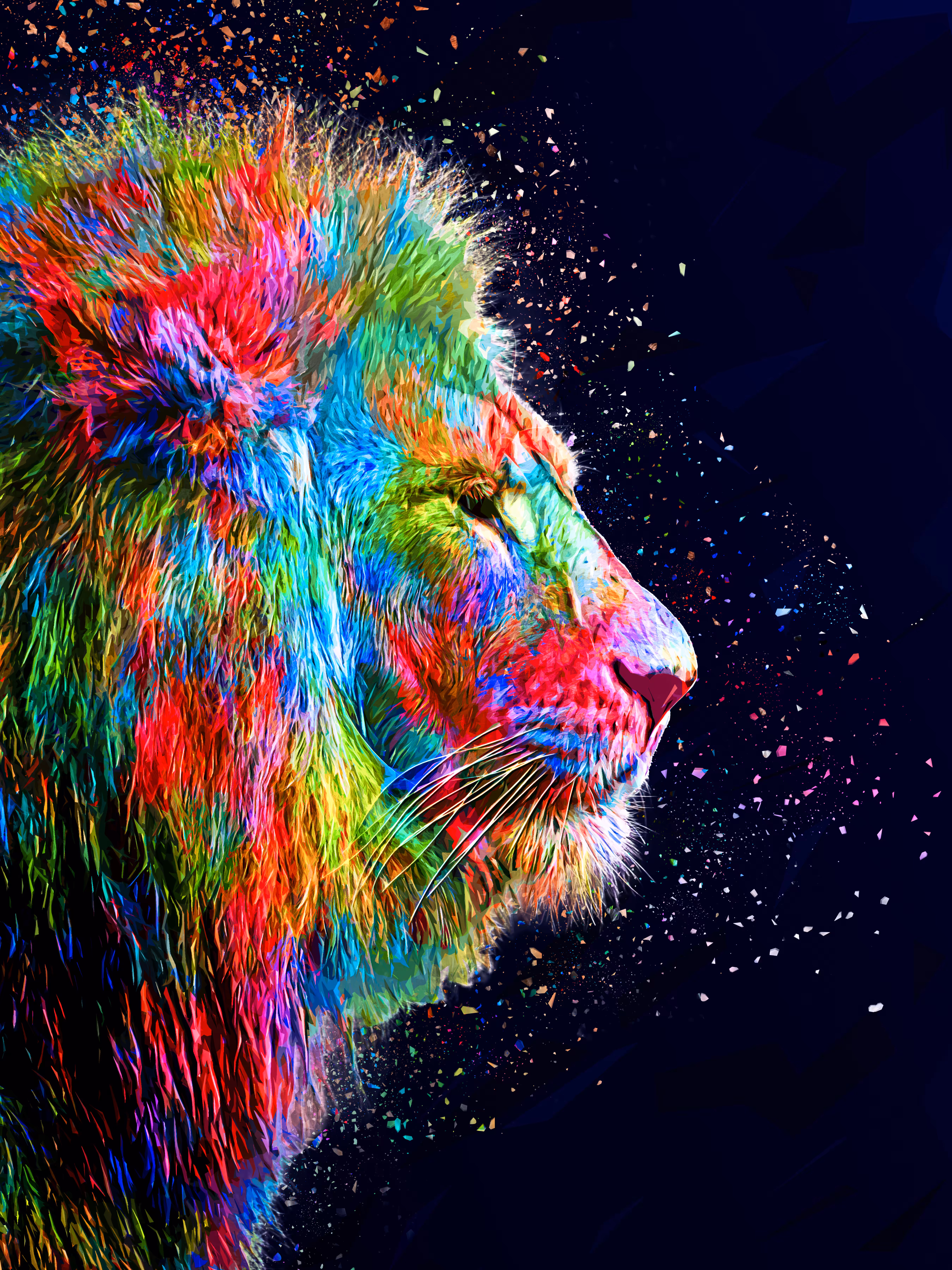 Colored Tiger