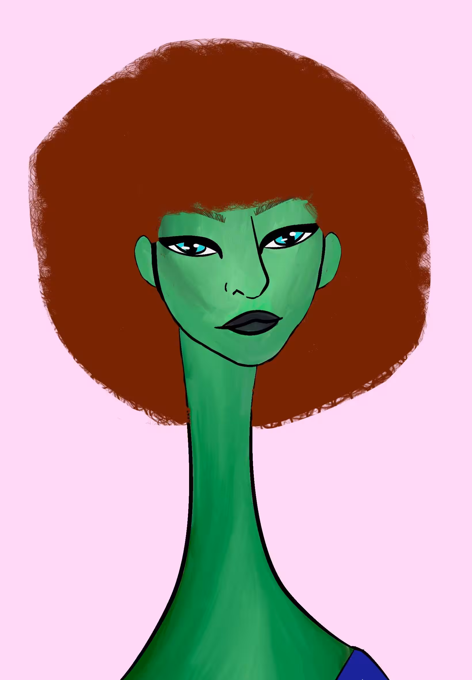 Long Neckie Lady #2286
