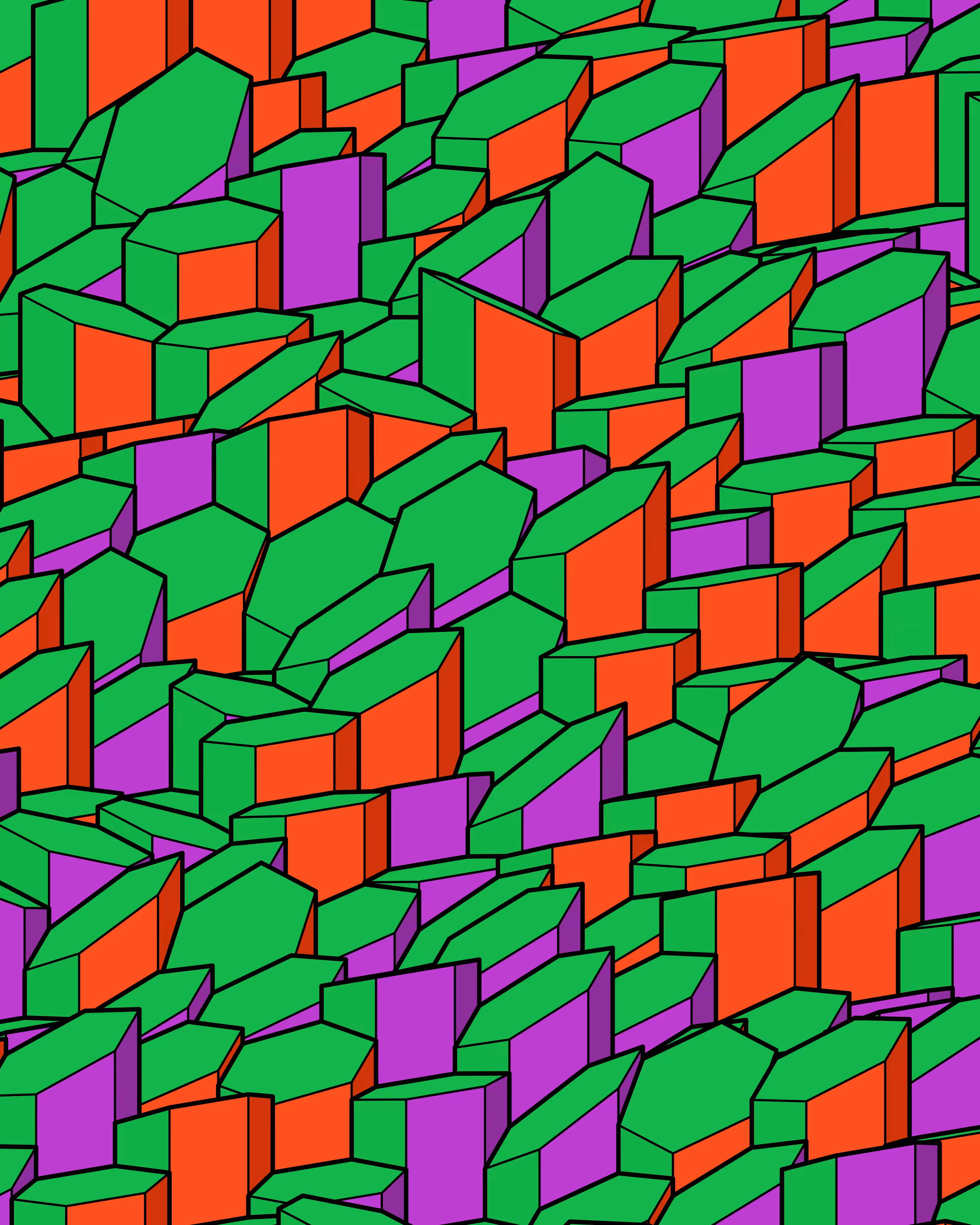 Hexagones Landscape #170