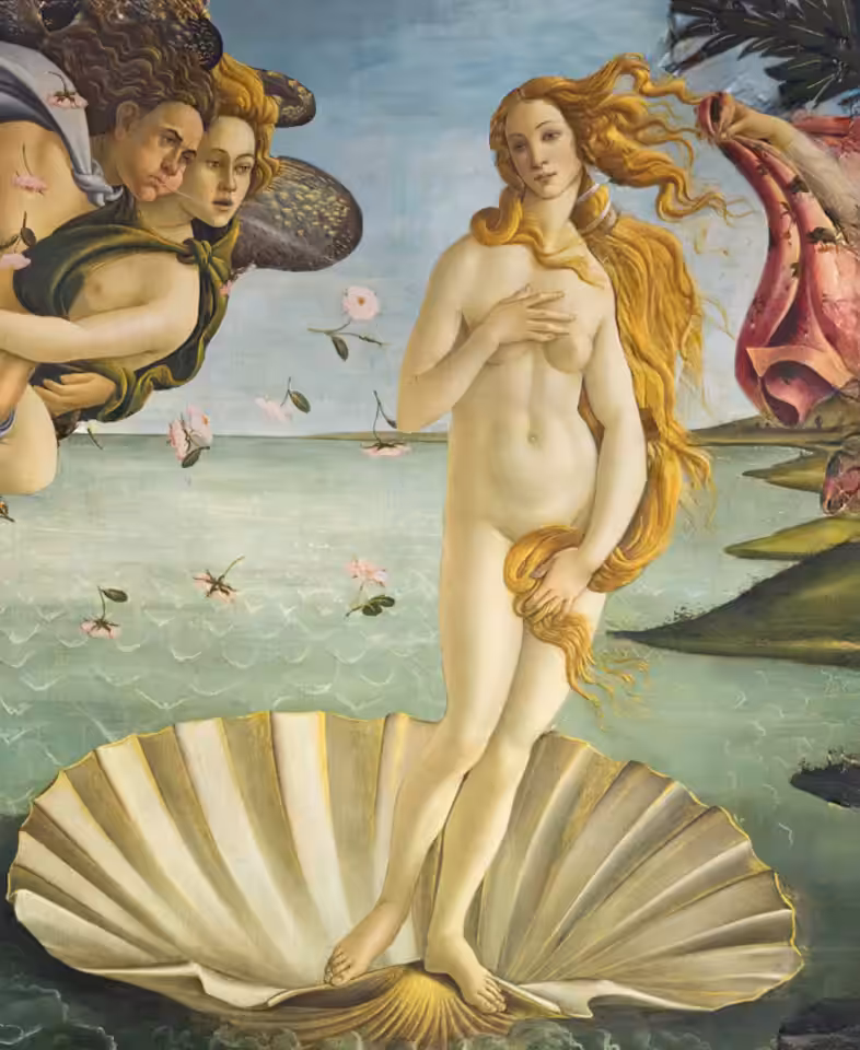 Women in Art Animated No. 13 - Sandro Botticelli, The Birth of Venus