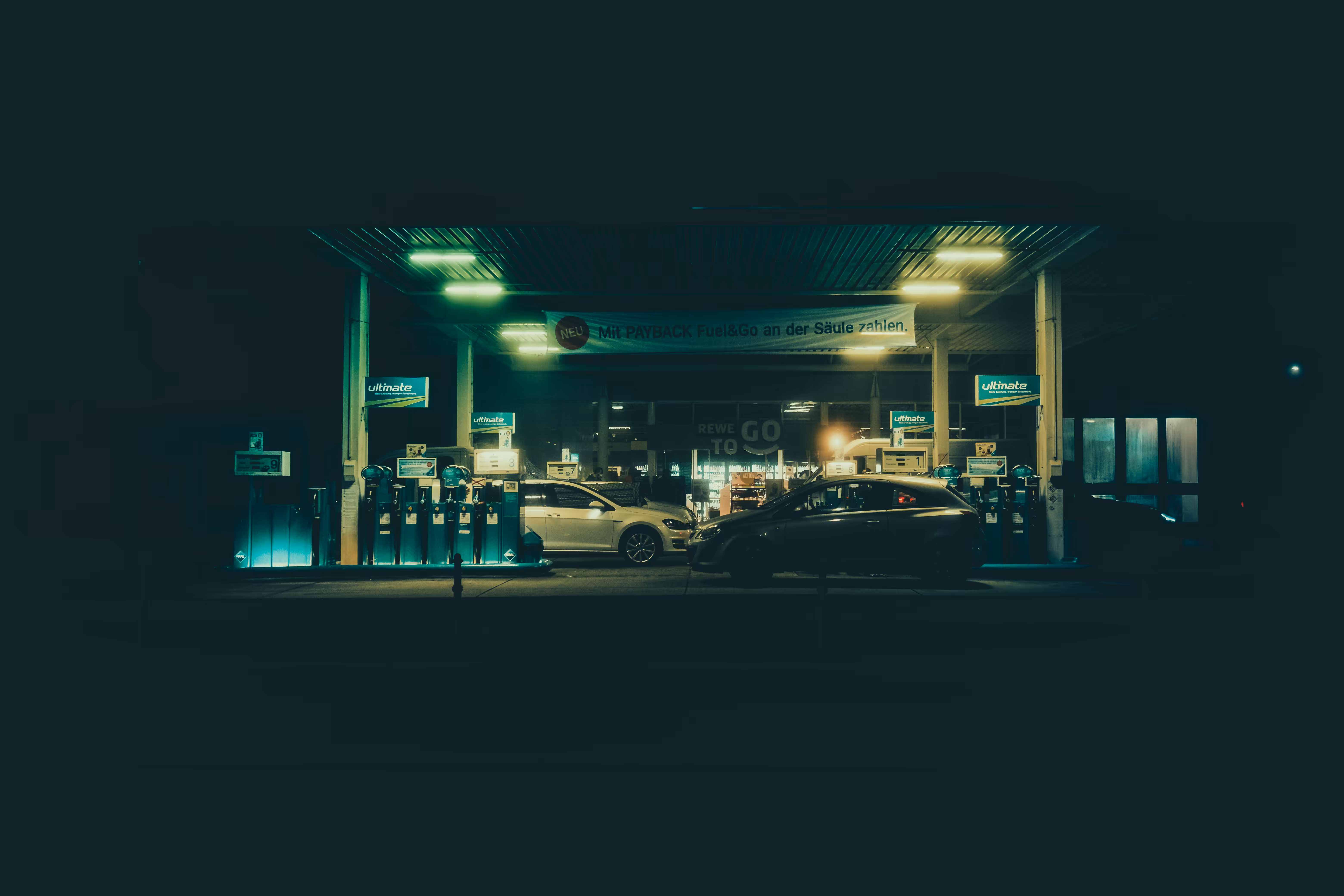 The gas station