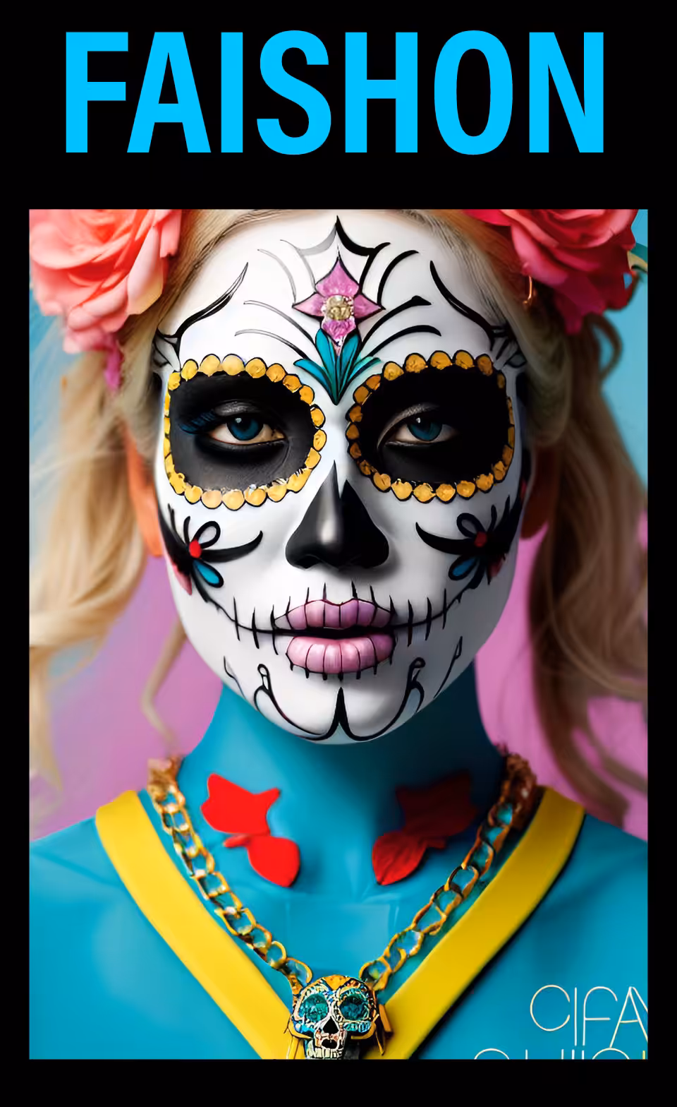 FAISHON 47 - Skull Fashion Art by WSA