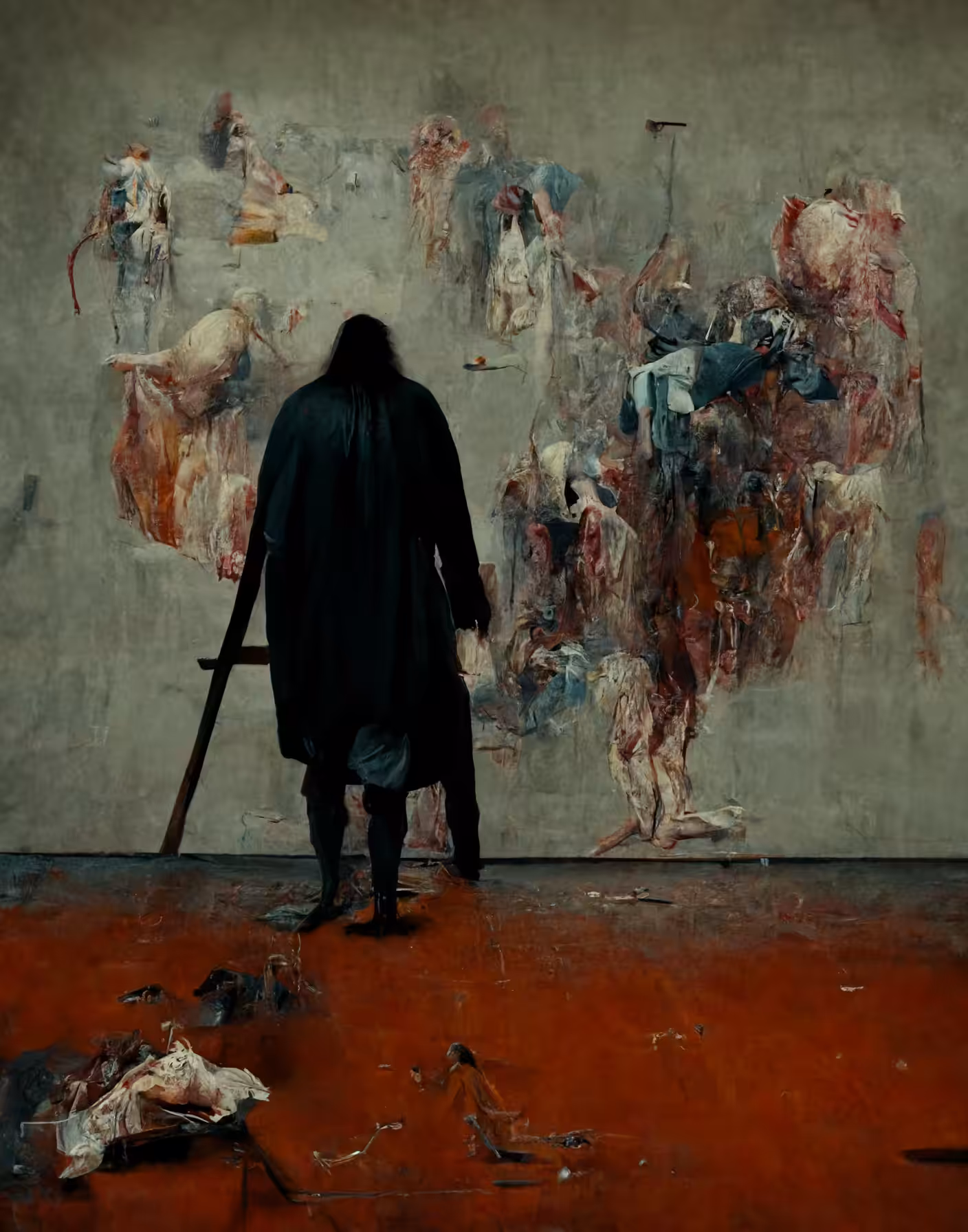 A History of Wounds On A Mural