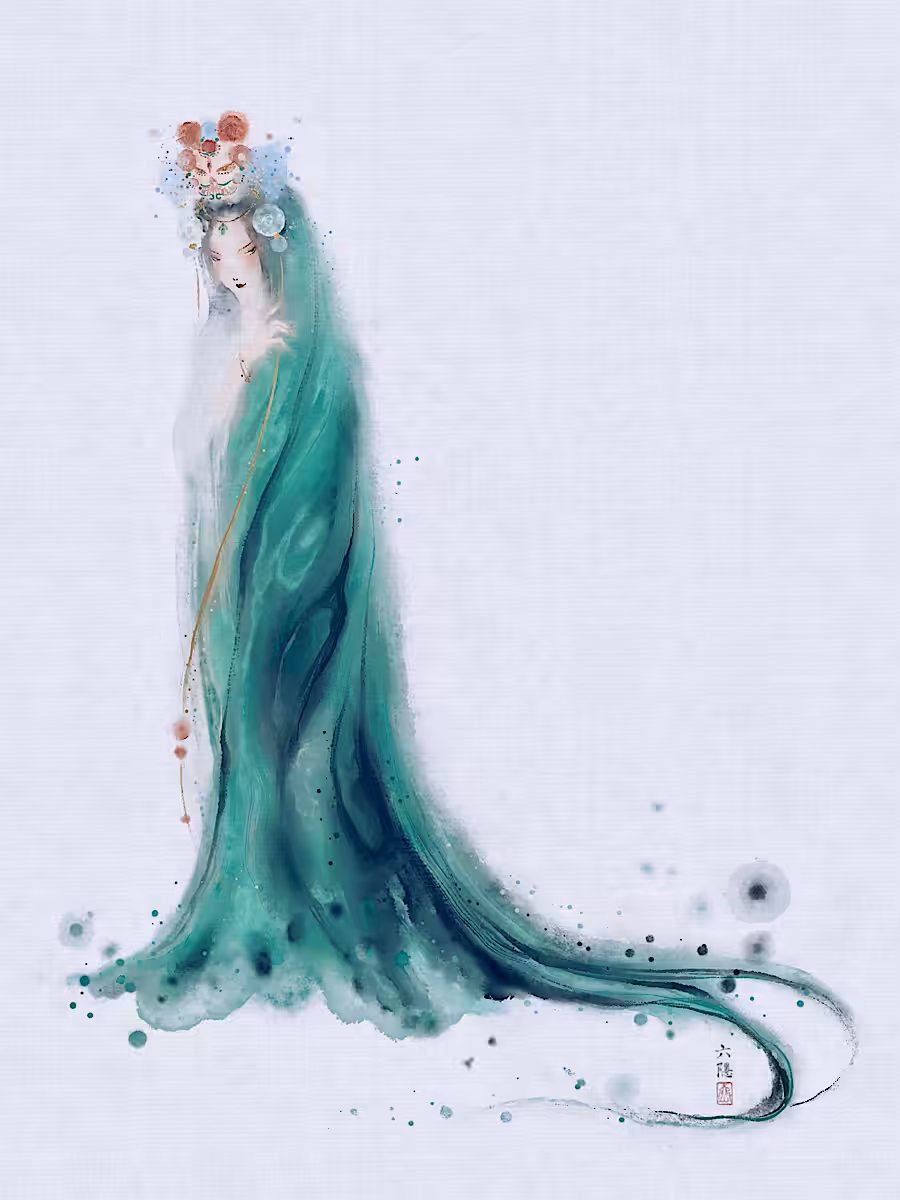 Cyan shaman