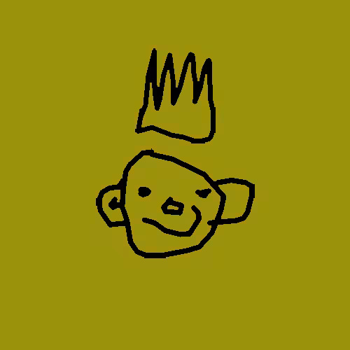 Basquiat Doodles: Basquiat #1095