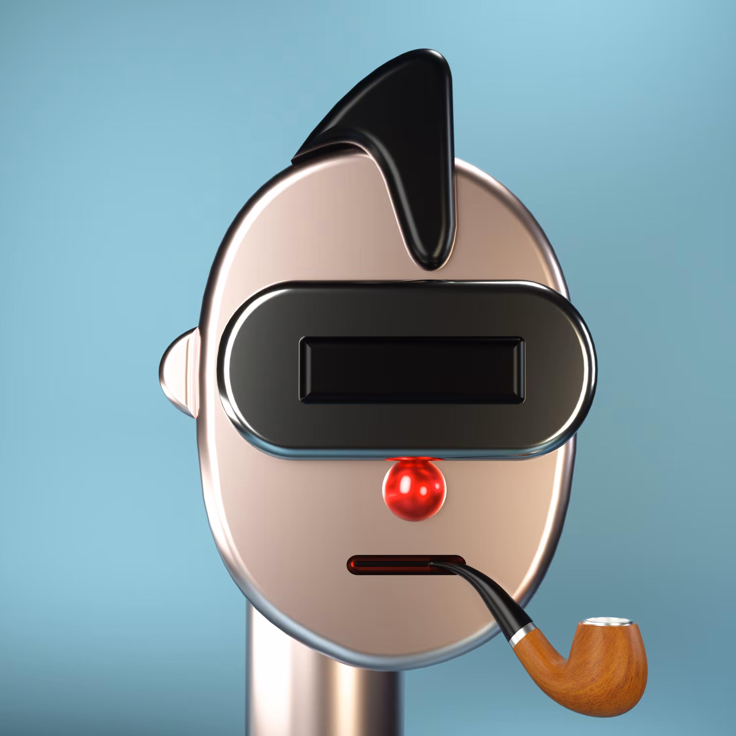 3D Chrome Punks: 3D Chrome Punk #1096
