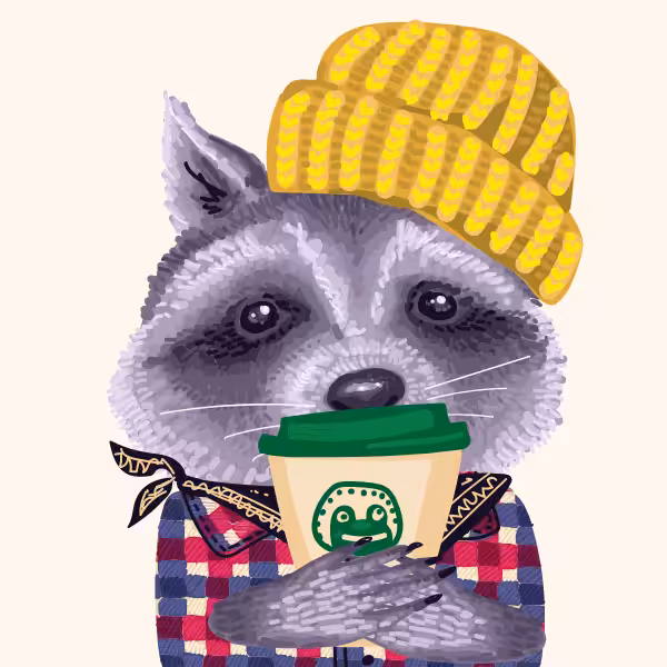 Cool Raccoon Collection #25