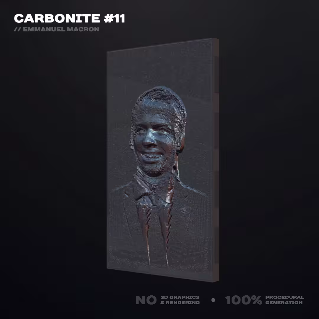Carbonite #11 - Emmanuel Macron // Procedural Generation