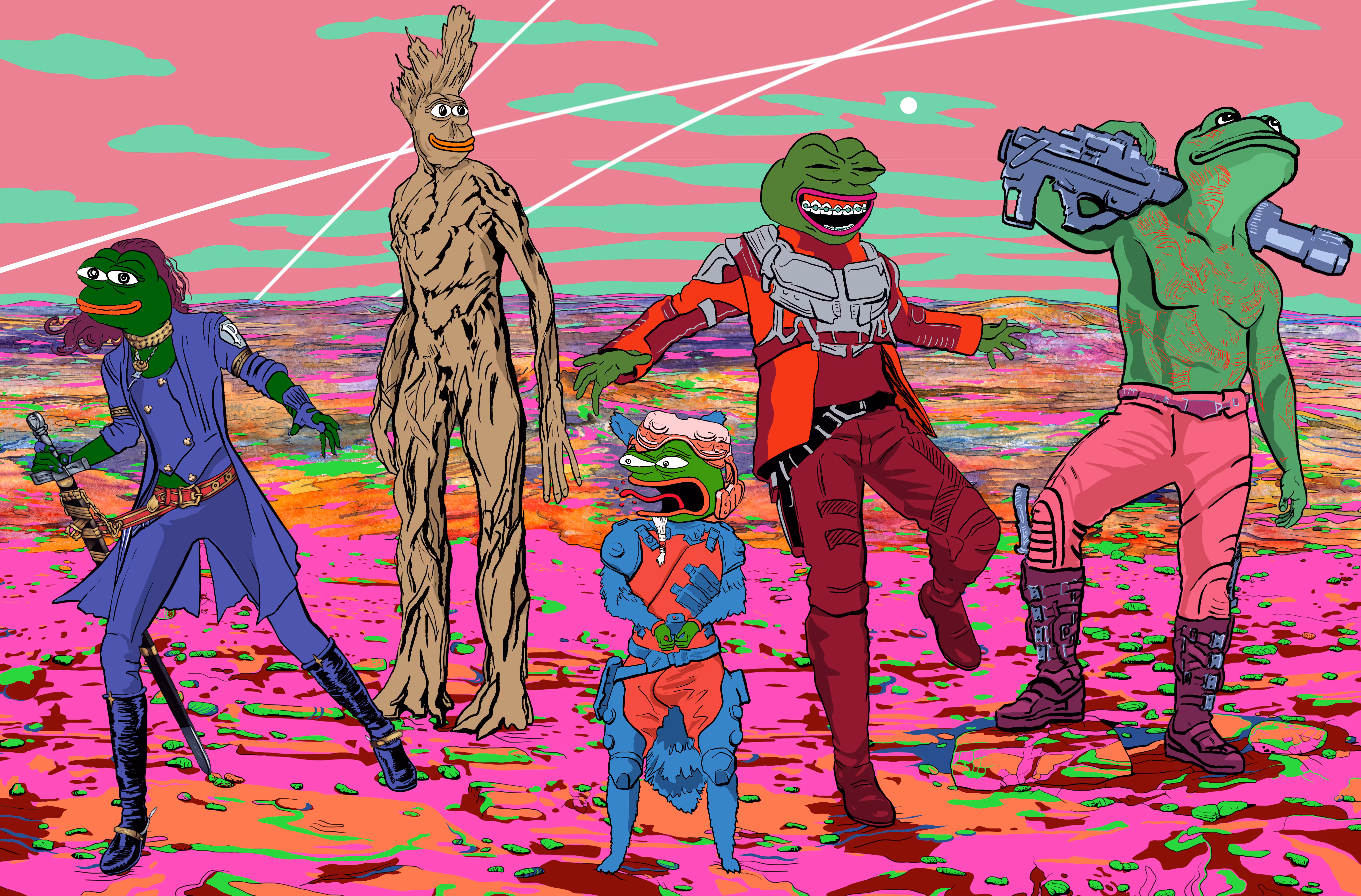 Peperdians of the Galaxy Full Team