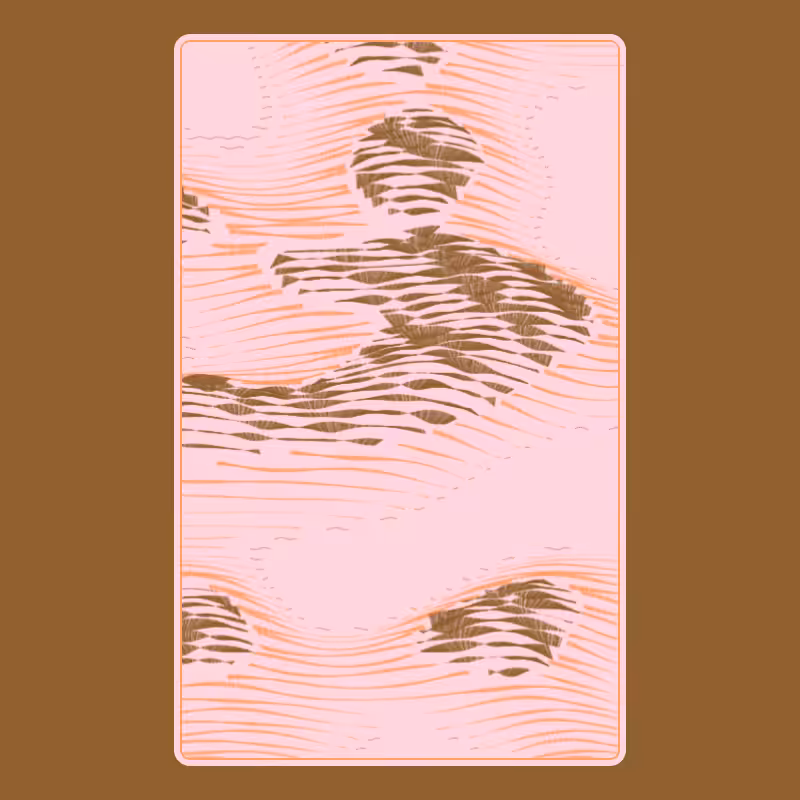 Topographic Playing Card #37
