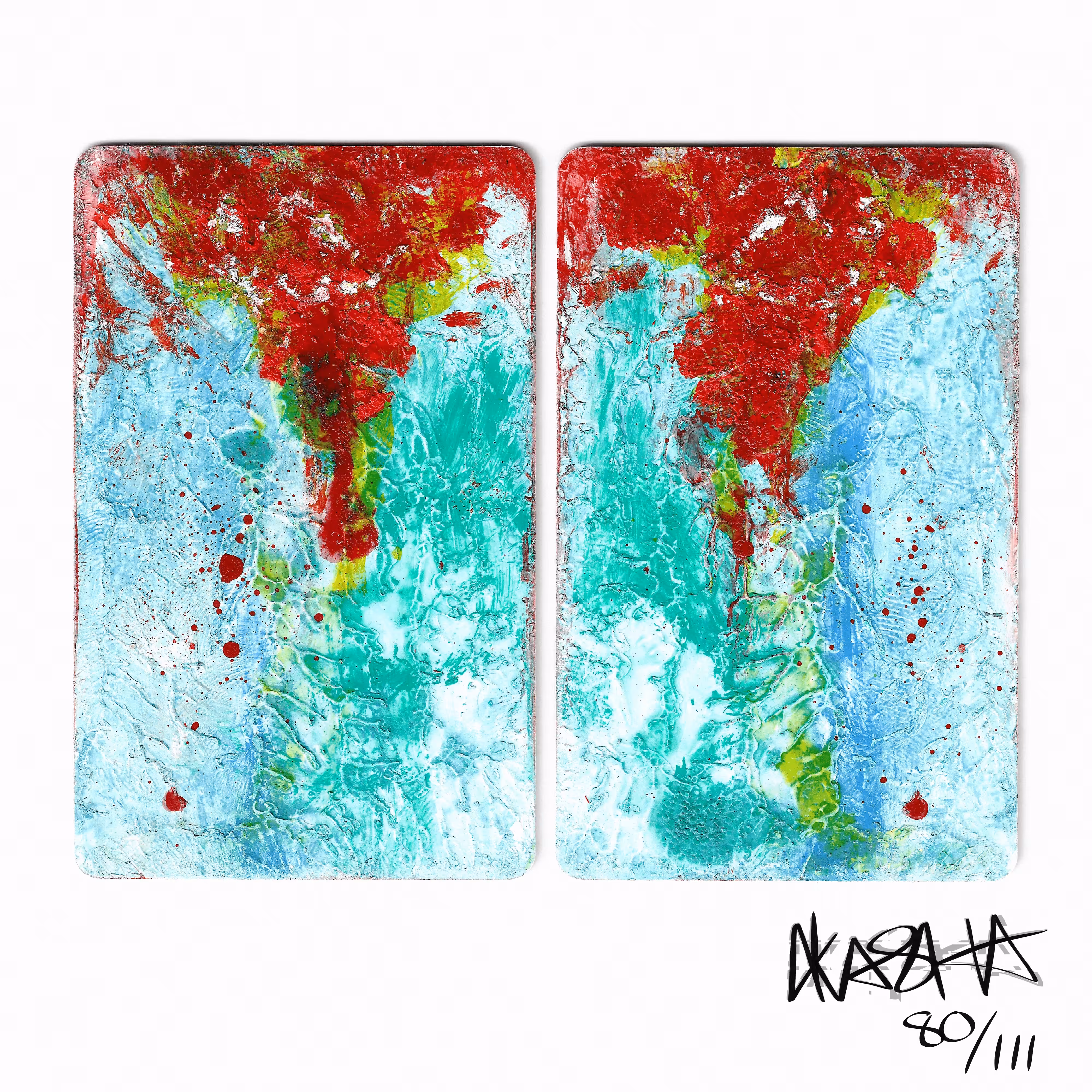 Micro Diptych: Flesh Wound