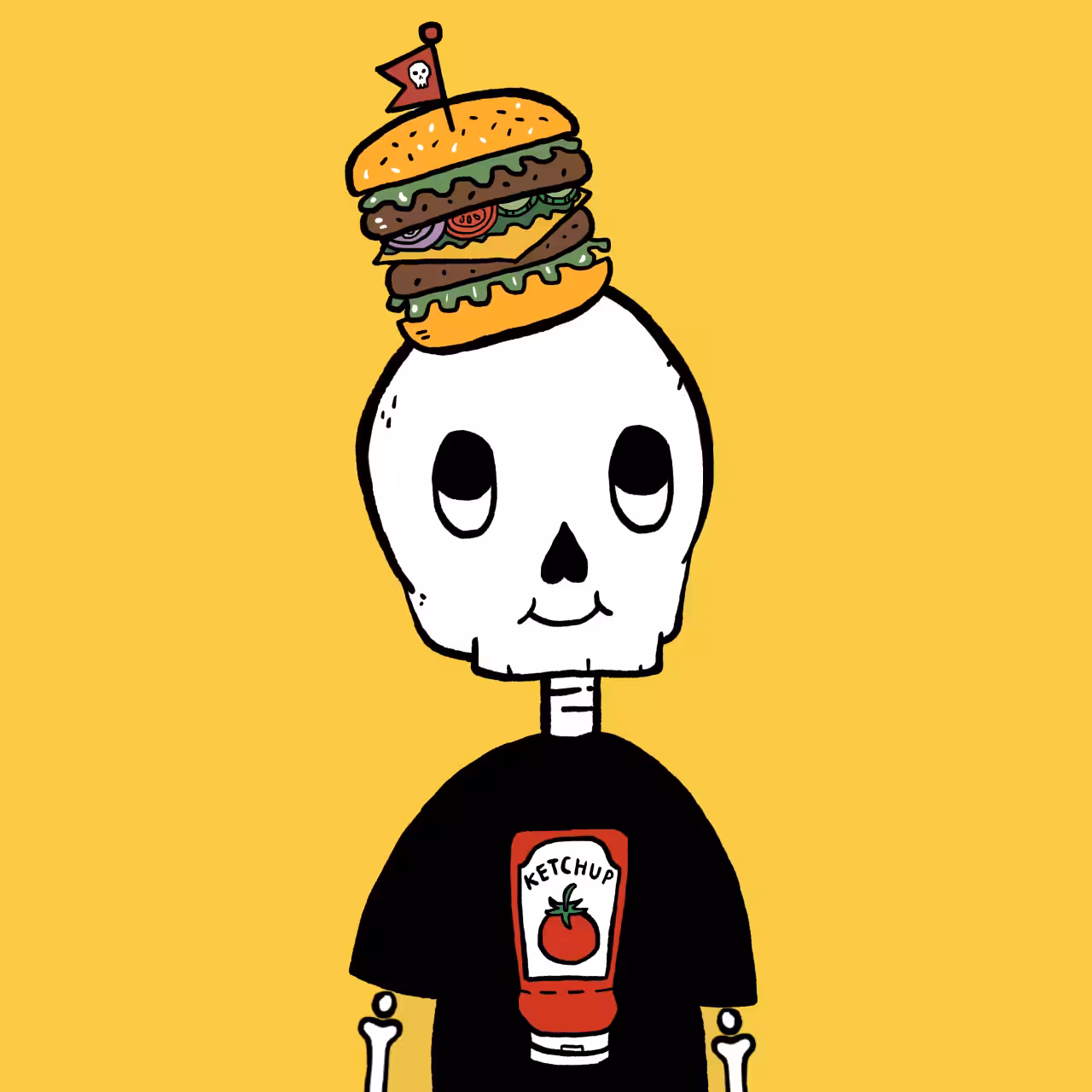 Skeledude: #068 Hamburger boy