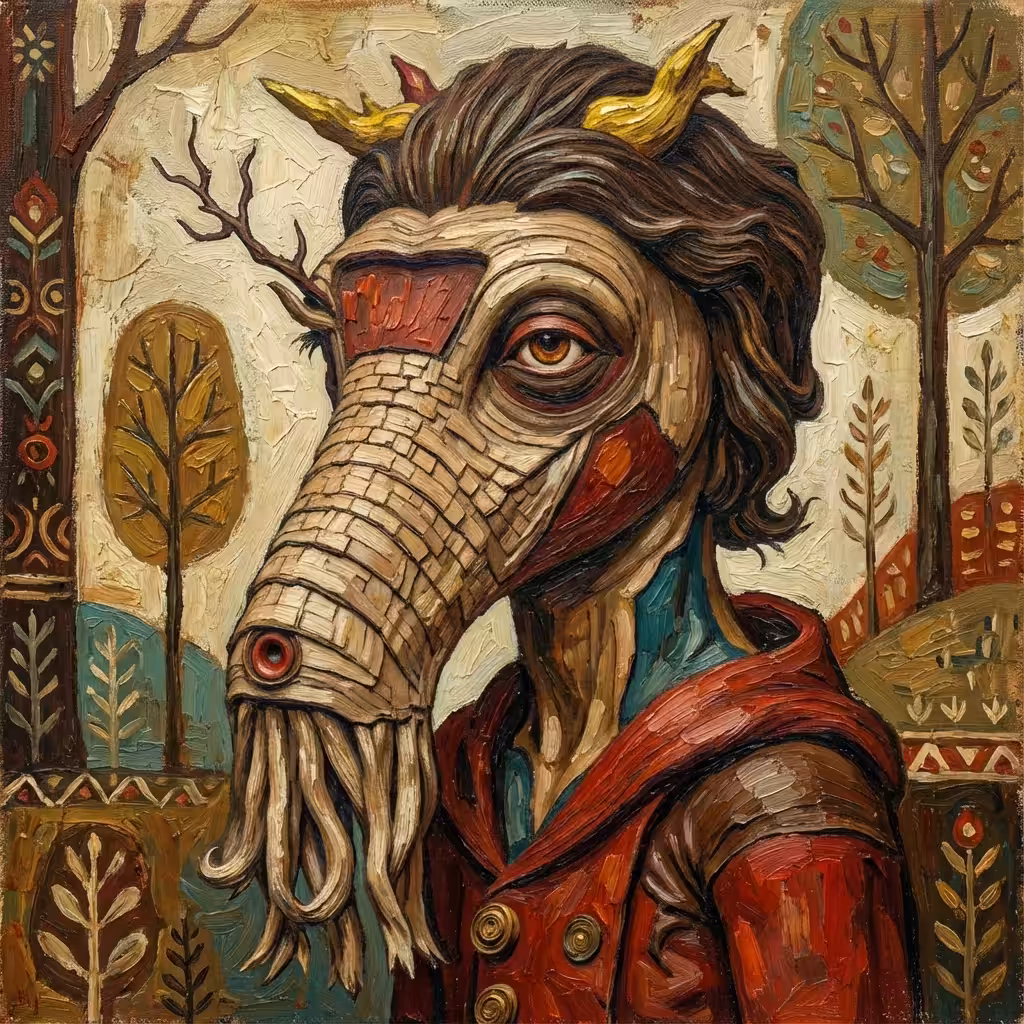 The Bark-Masked Wanderer 