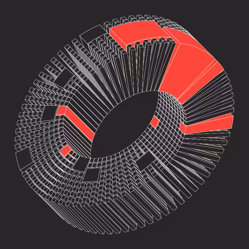 Ex Mobius (Neon Red) #27