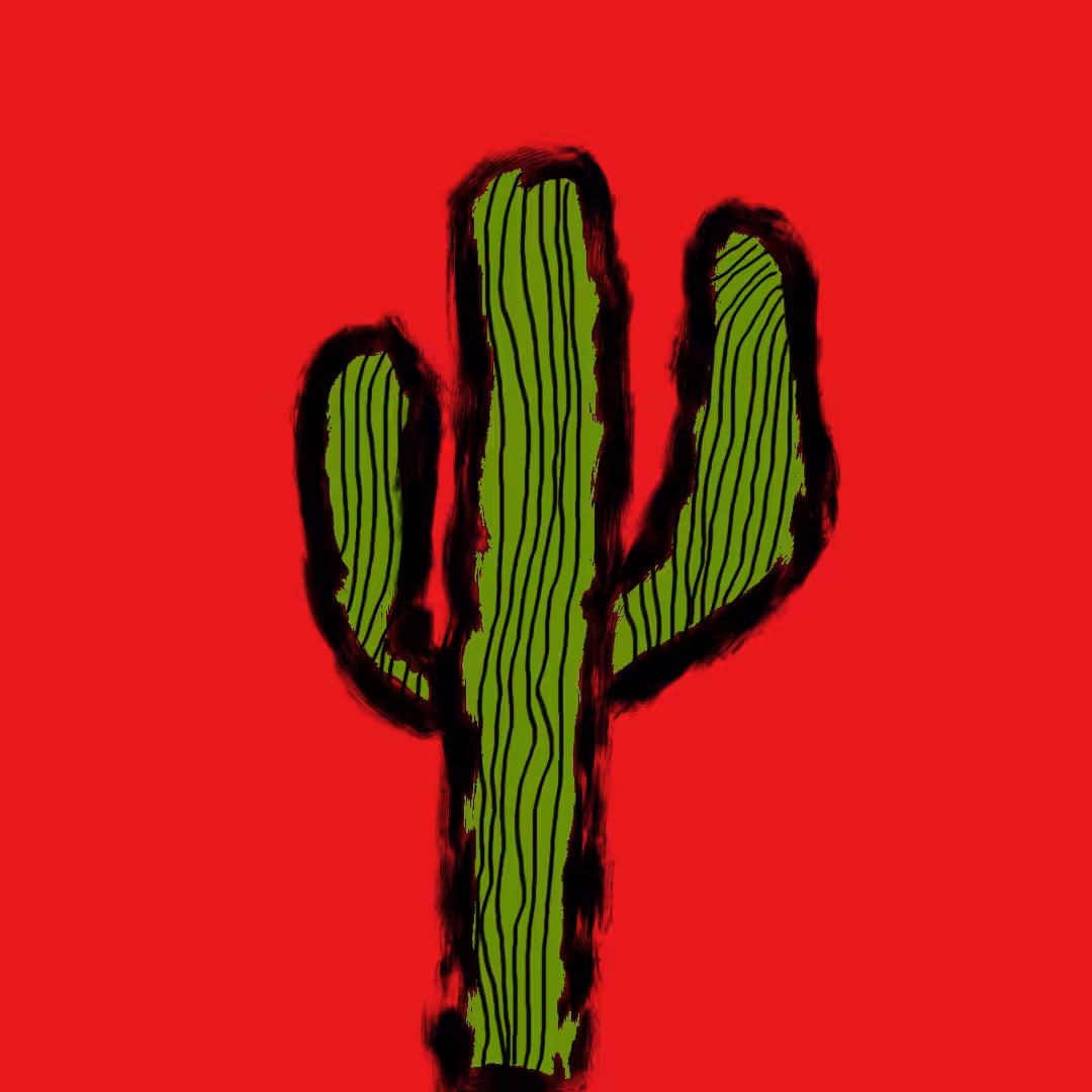 Crypto Cactus (Red)