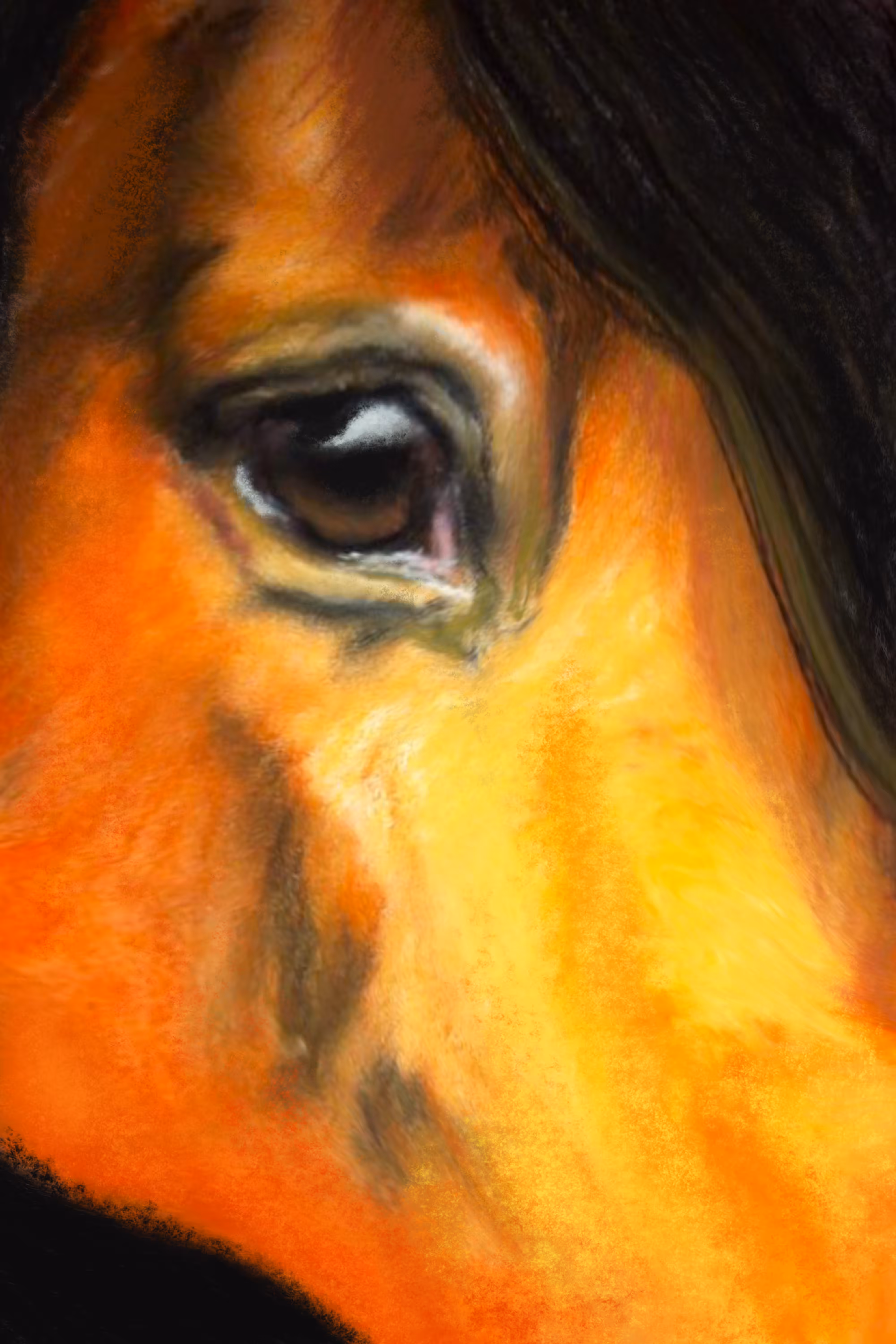 The Horse's Gentle Eye