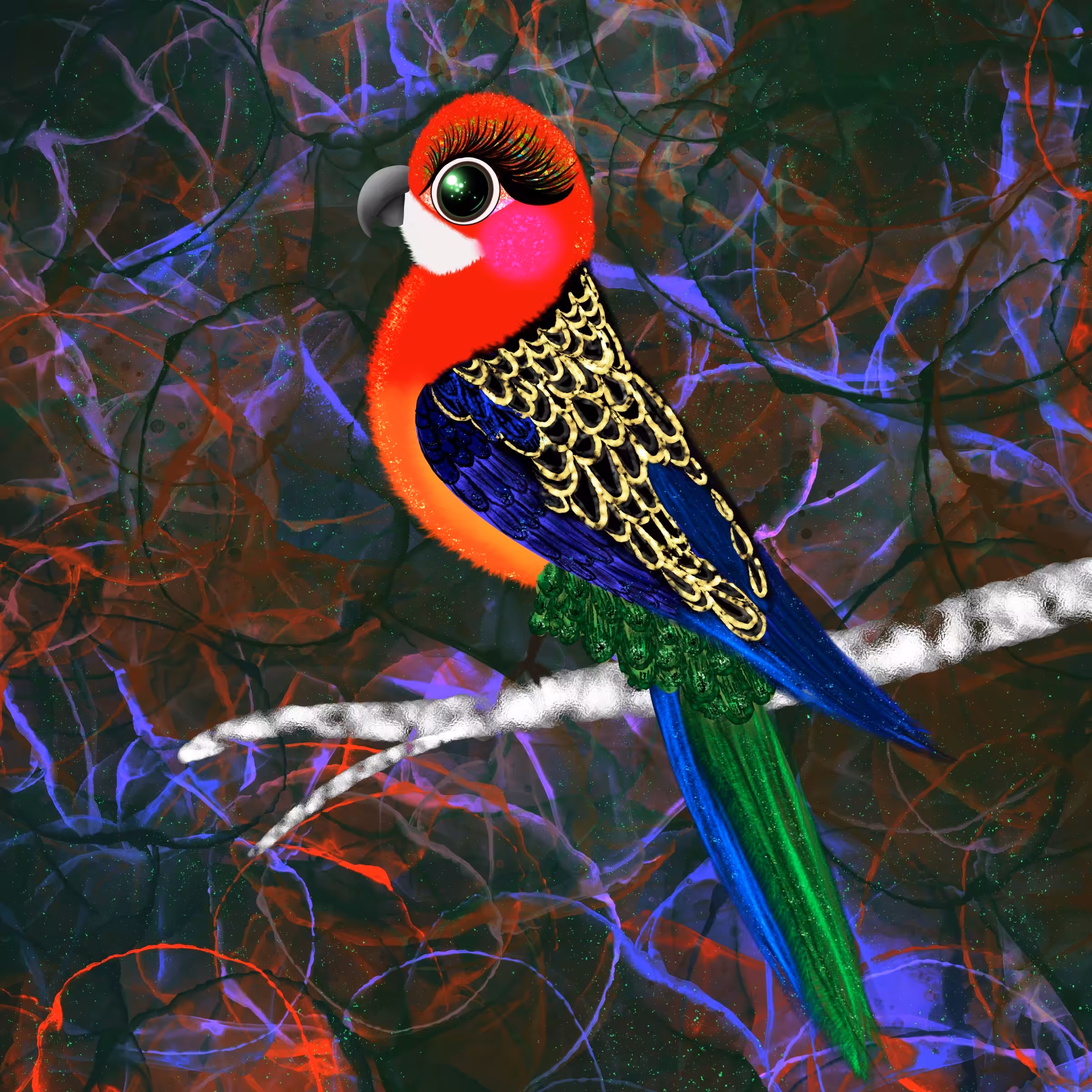 Eastern Rosella Bird